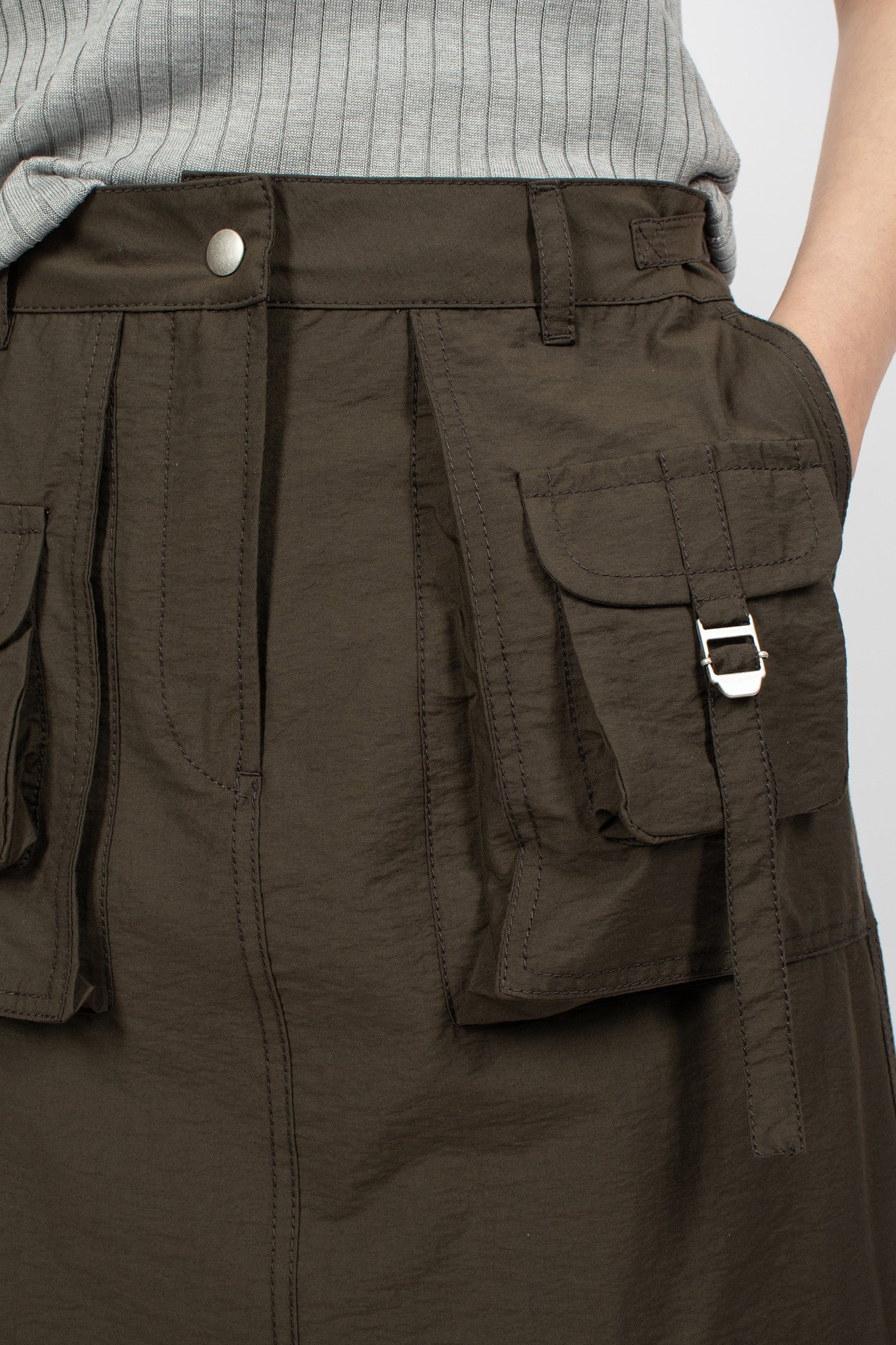 Cargo Skirt Dark Grey