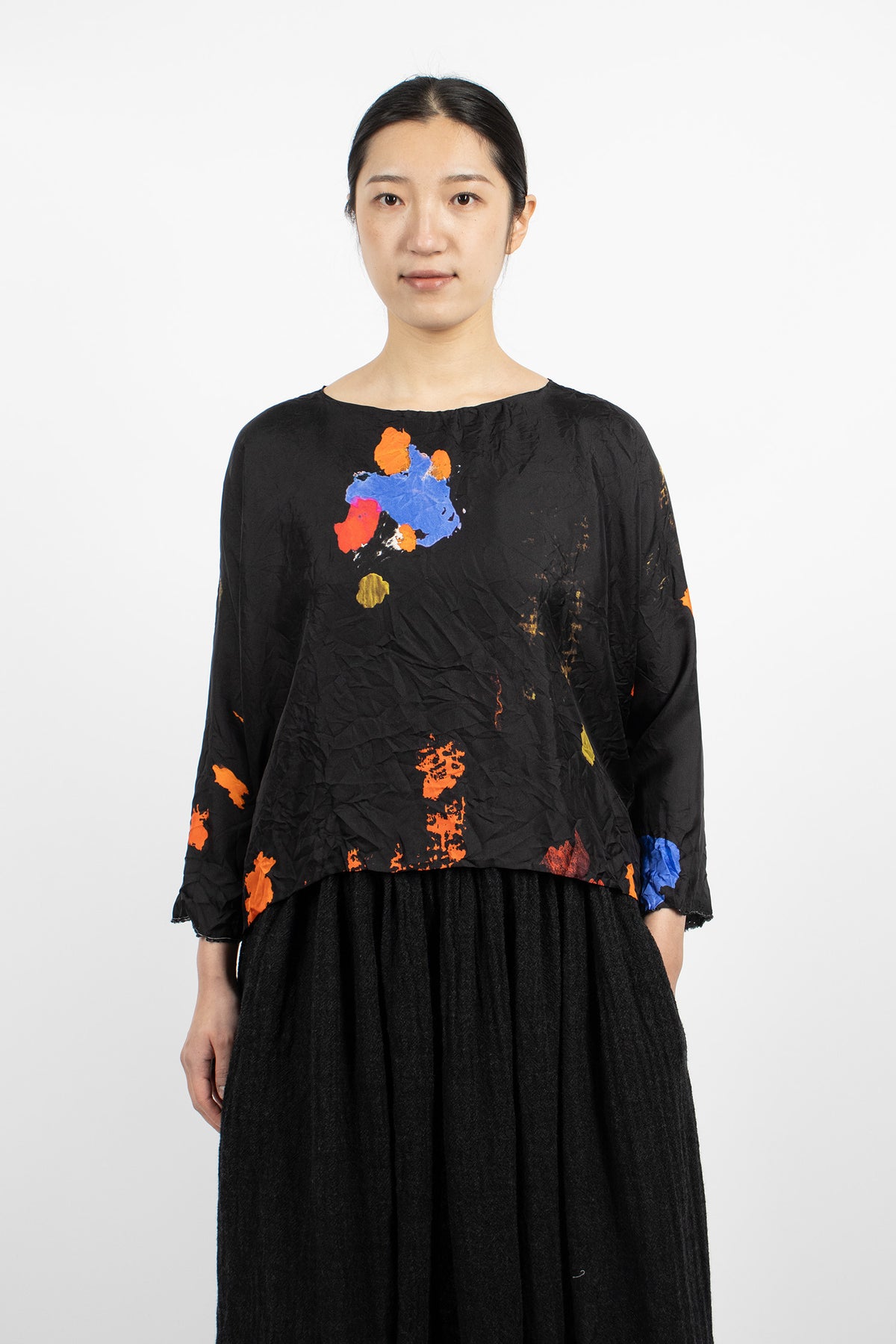 Round Neck Shirt Due Drawing