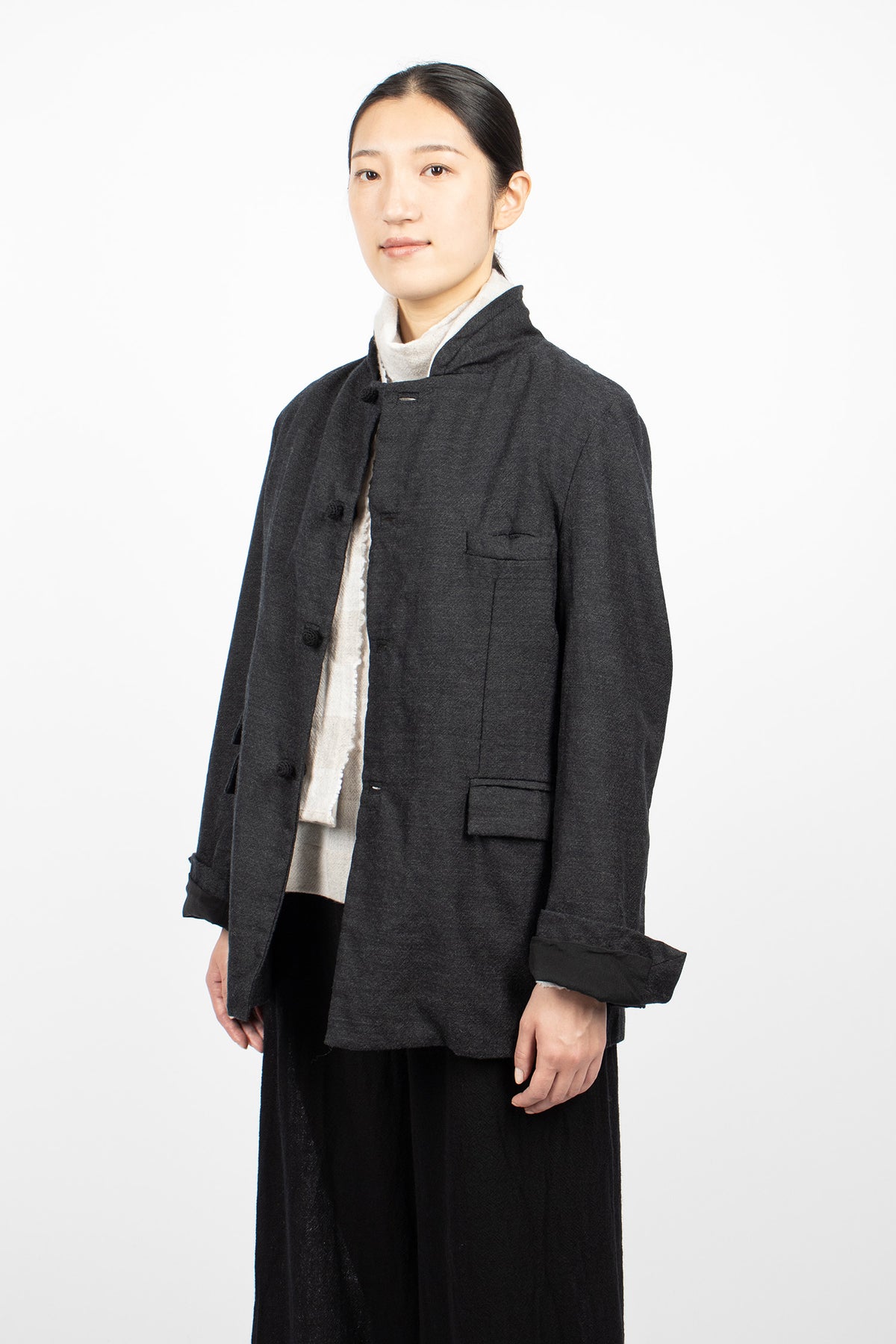 G Reversible Jacket Anthracite Black