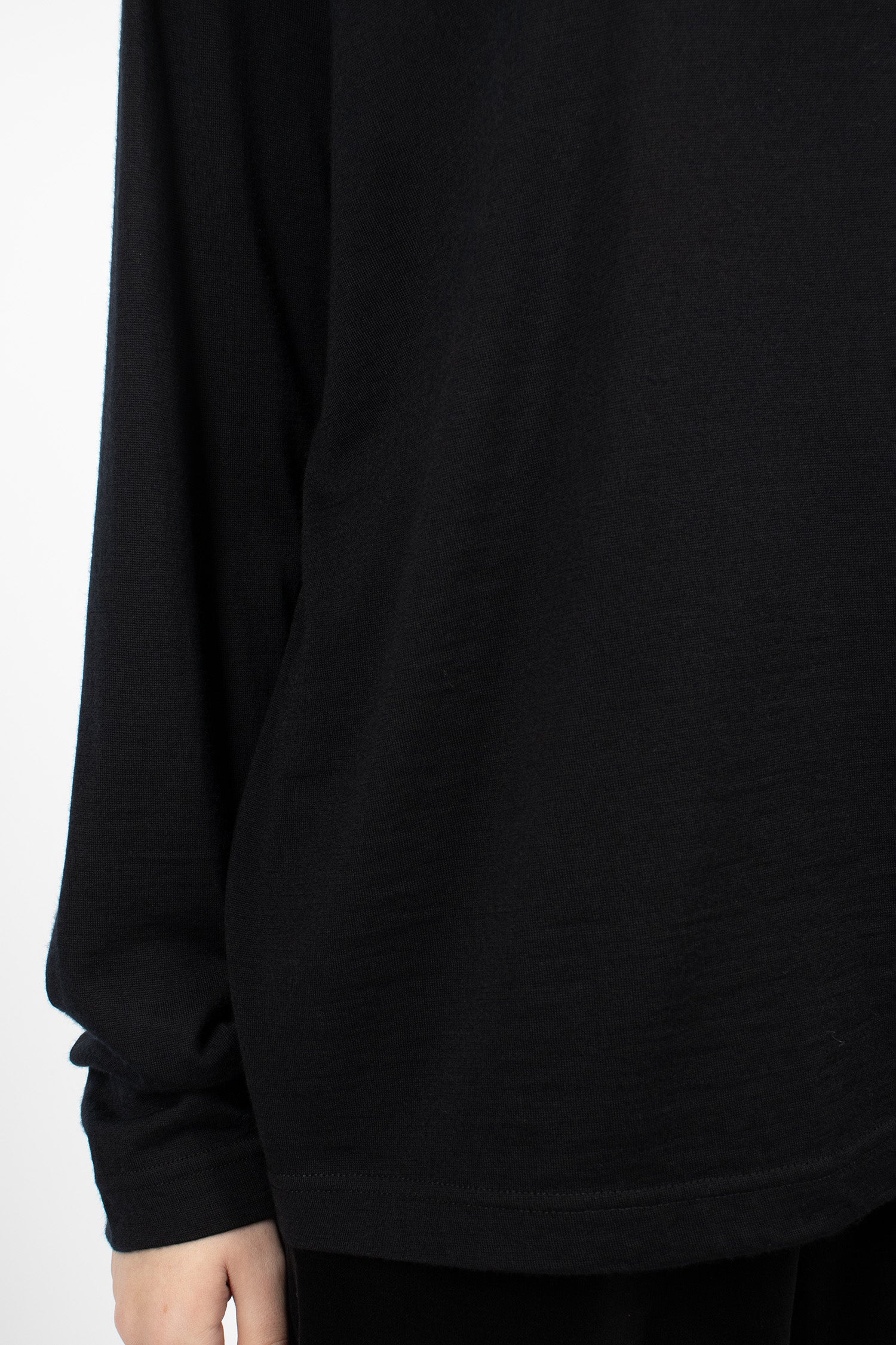Turtleneck Big Pullover Black