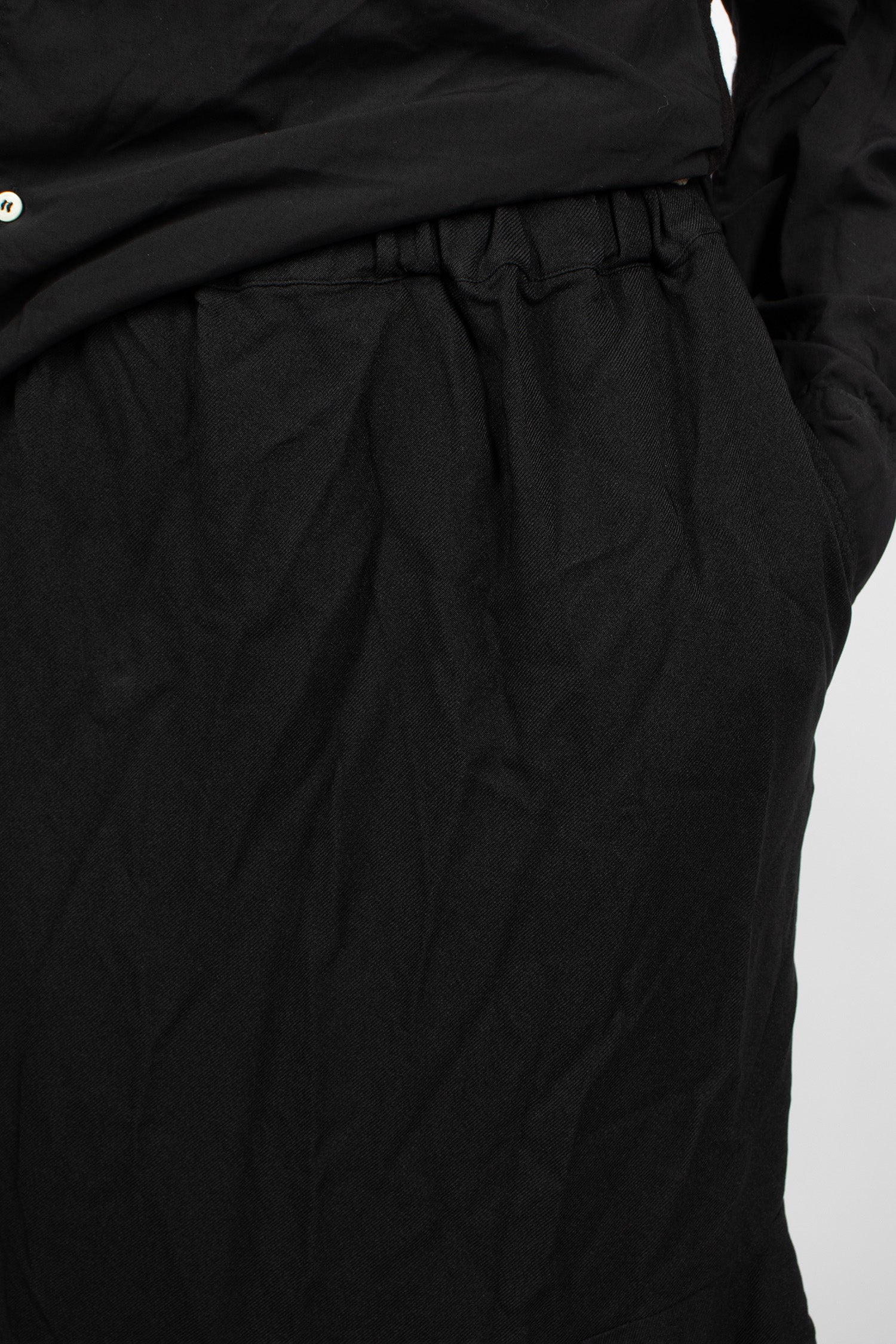 Mermaid Twill Skirt Black
