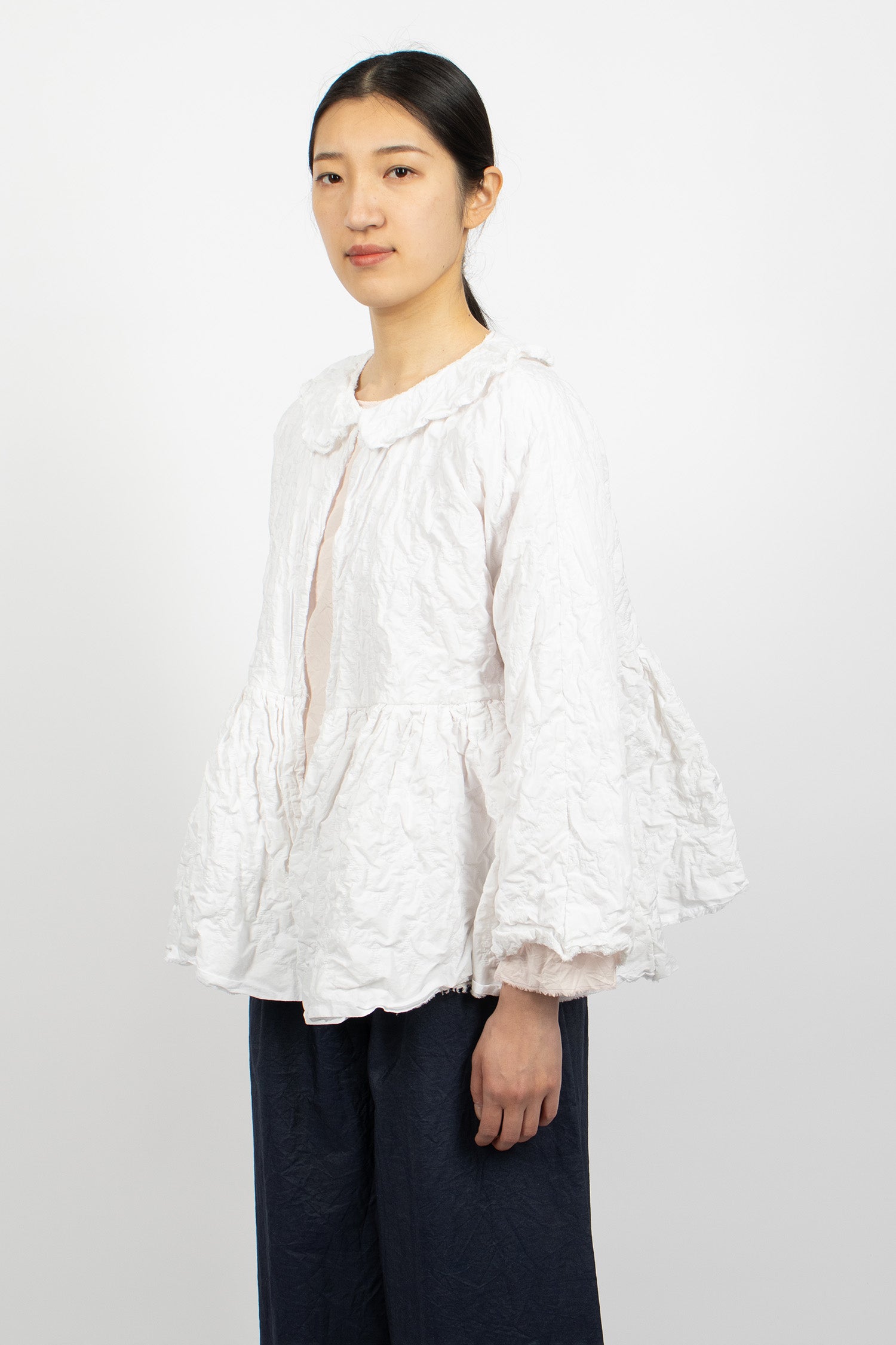 Torte Wave Stitched Jacket Cream/Natural