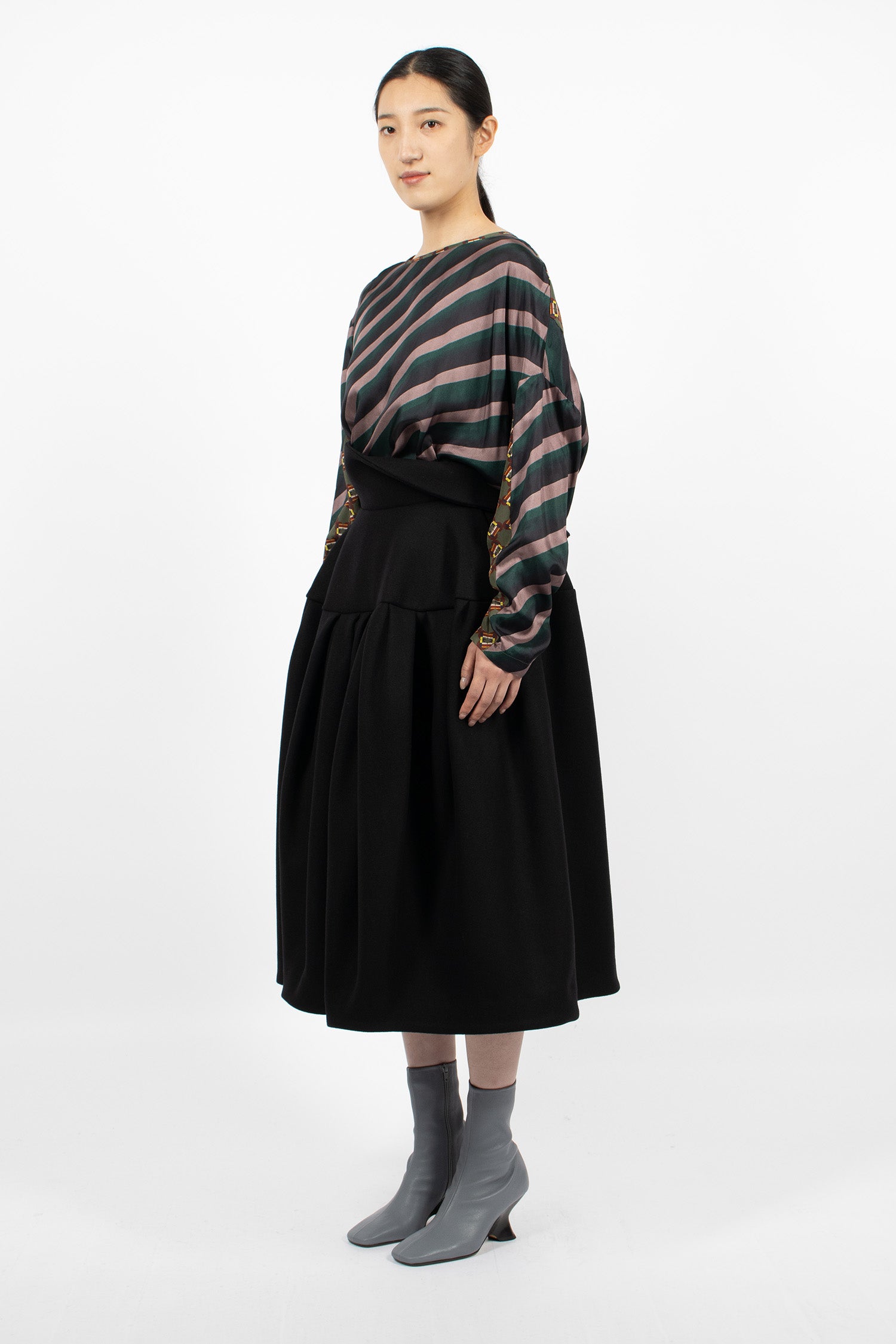 High Waisted Skirt Black