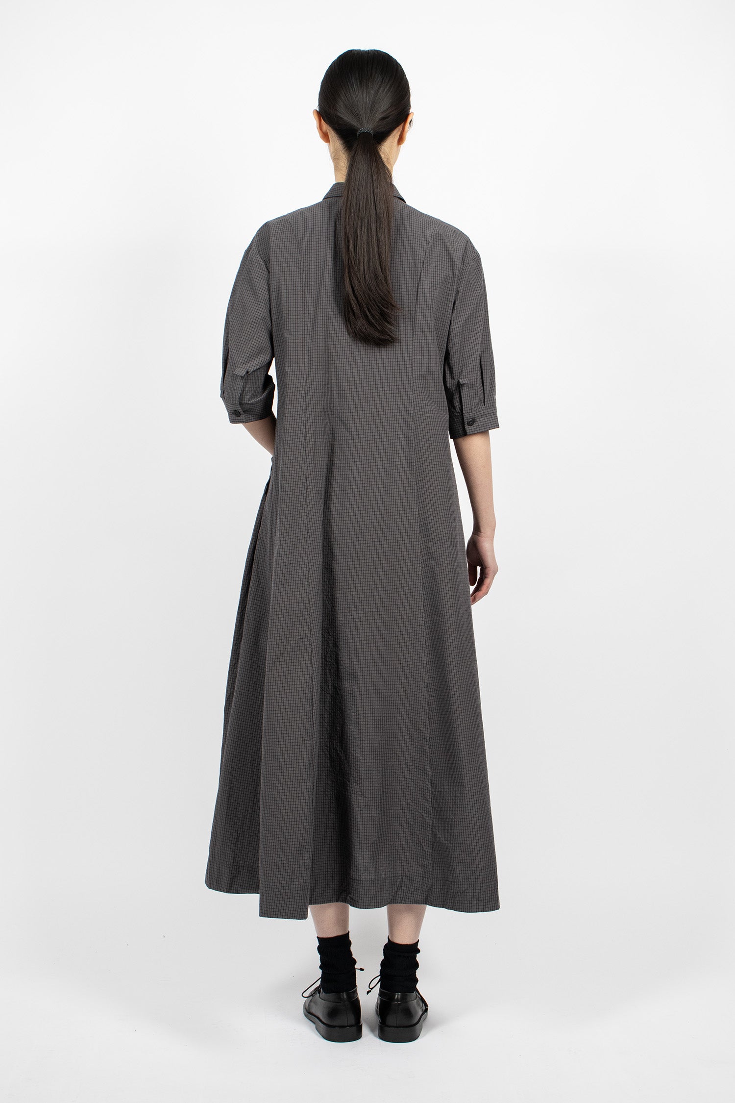 Sally Dress Grey Check