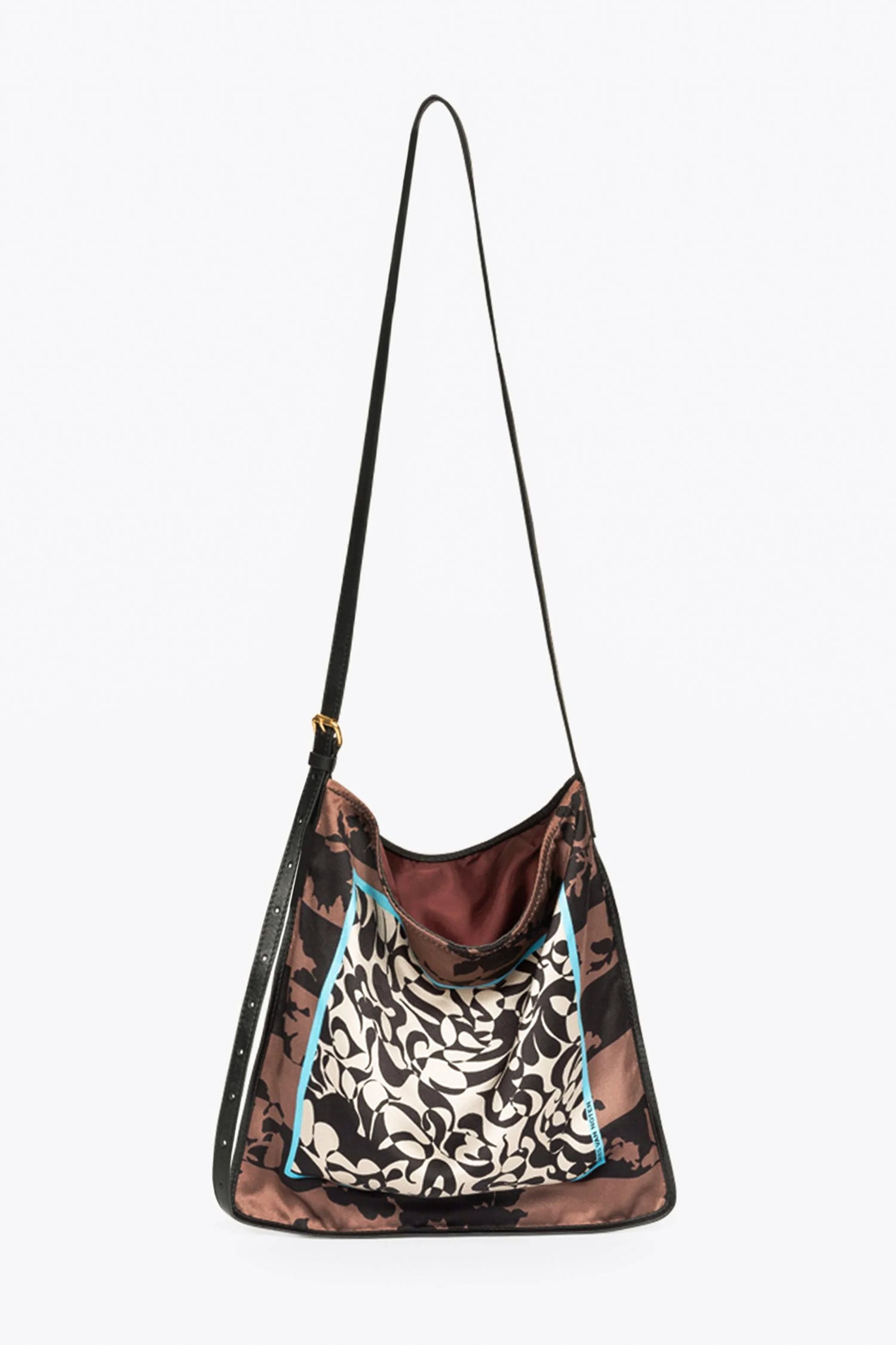 Large Reversible Scarf Bag Burgundy