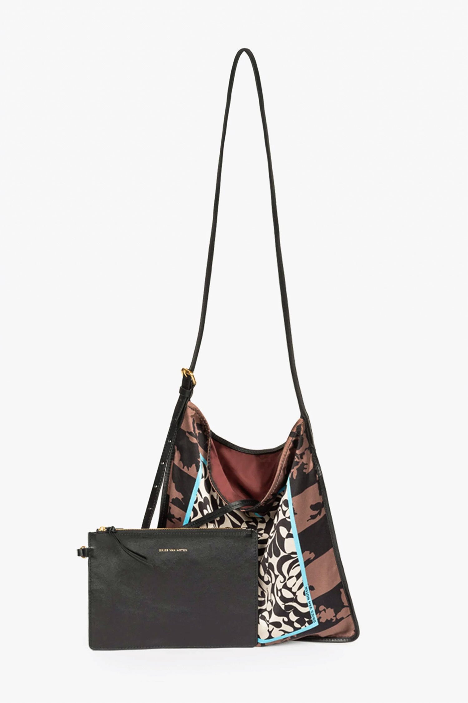 Large Reversible Scarf Bag Burgundy