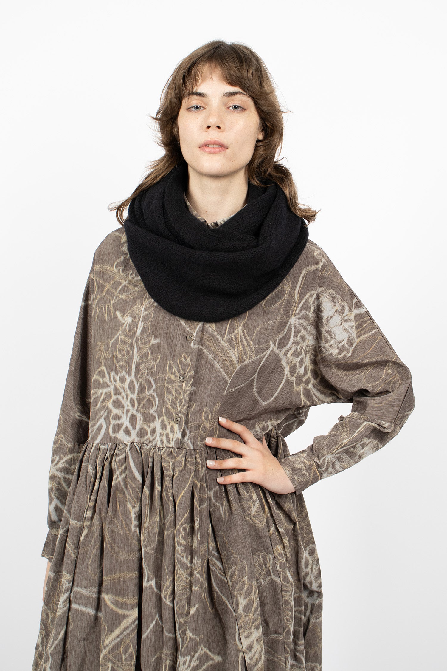 Softy Loop Scarf Black