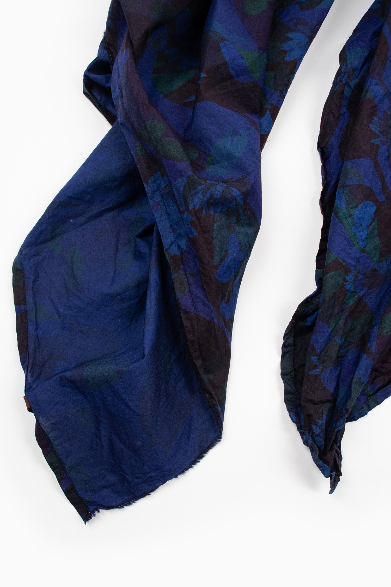 Washed Shawl Electric Blue