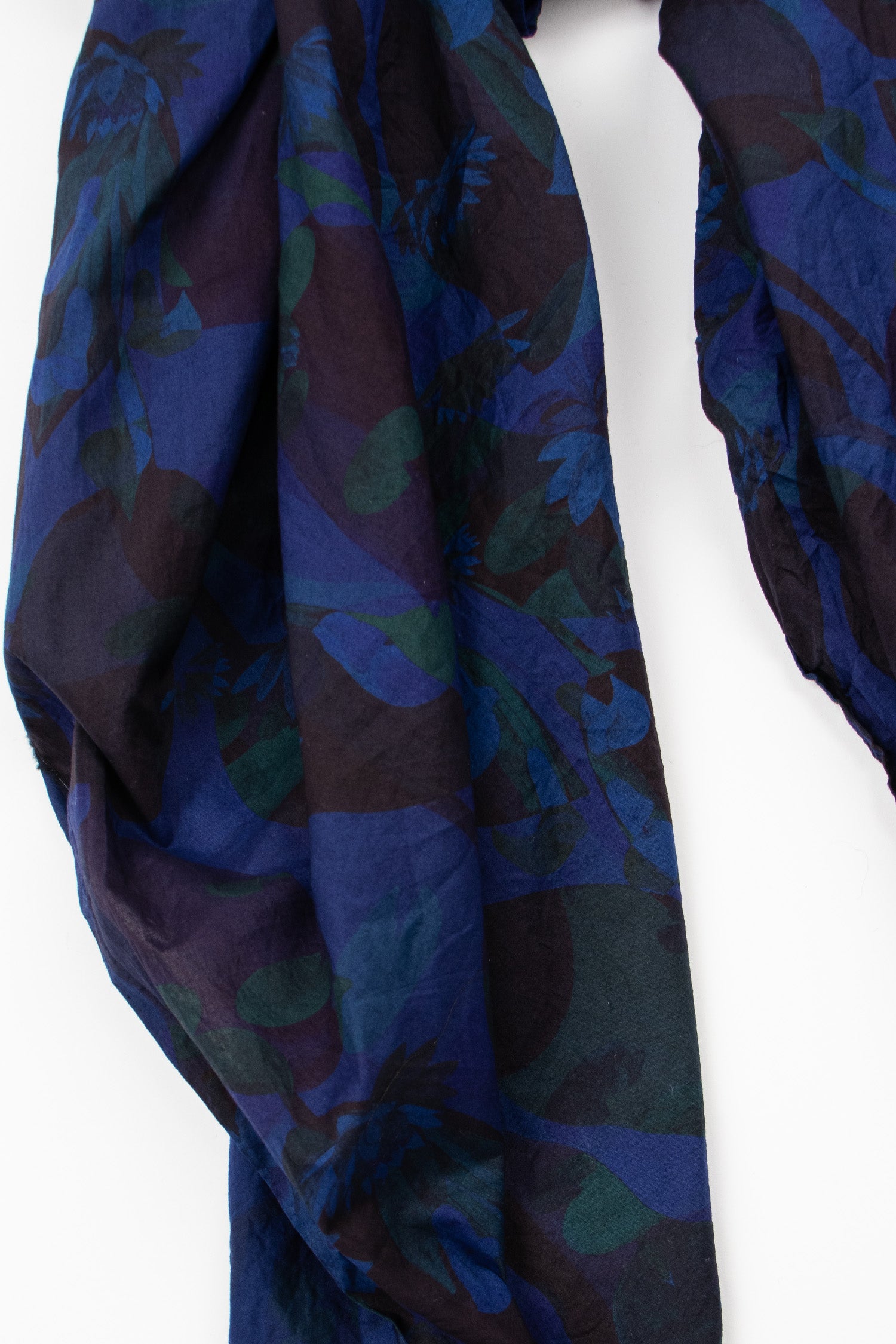 Washed Shawl Electric Blue