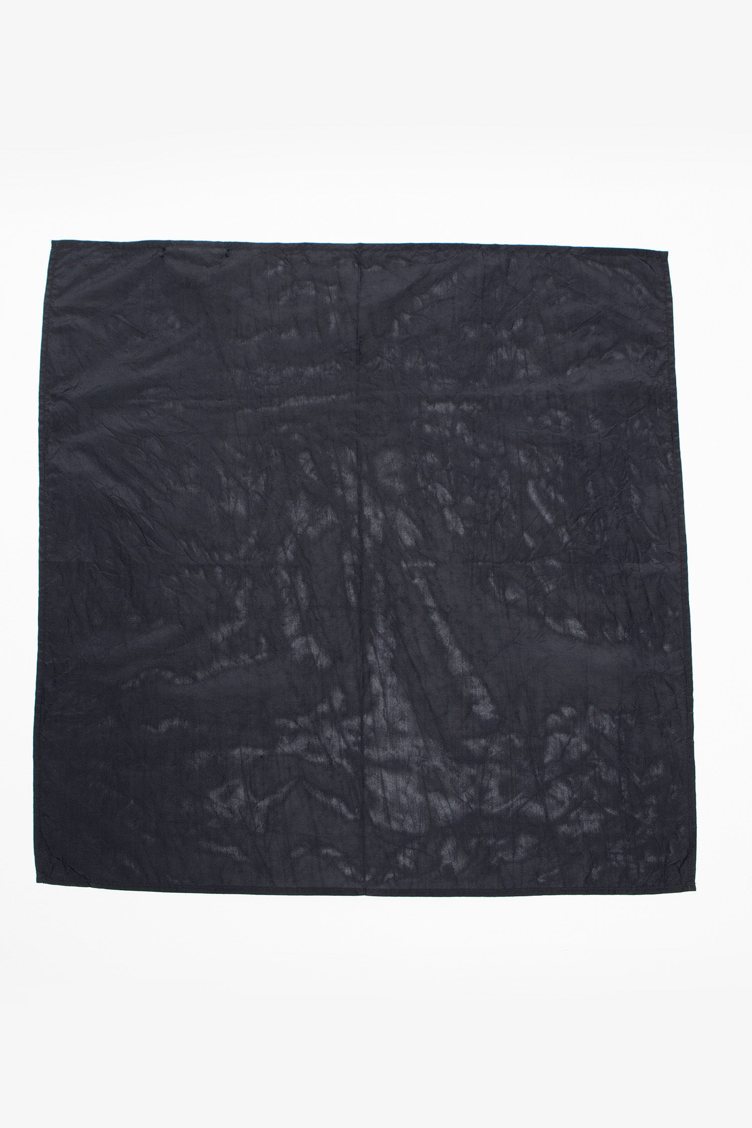 Taffeta Silk Scarf Navy