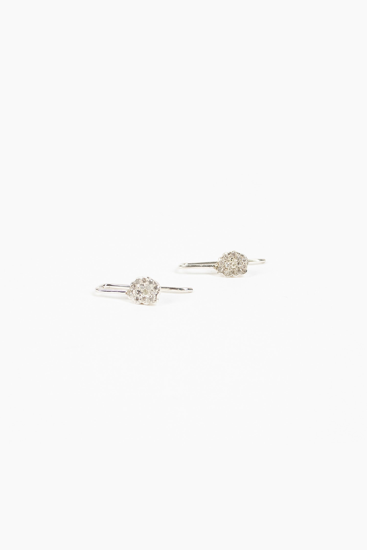 Shargan Drop Earrings 8x8 Diamonds