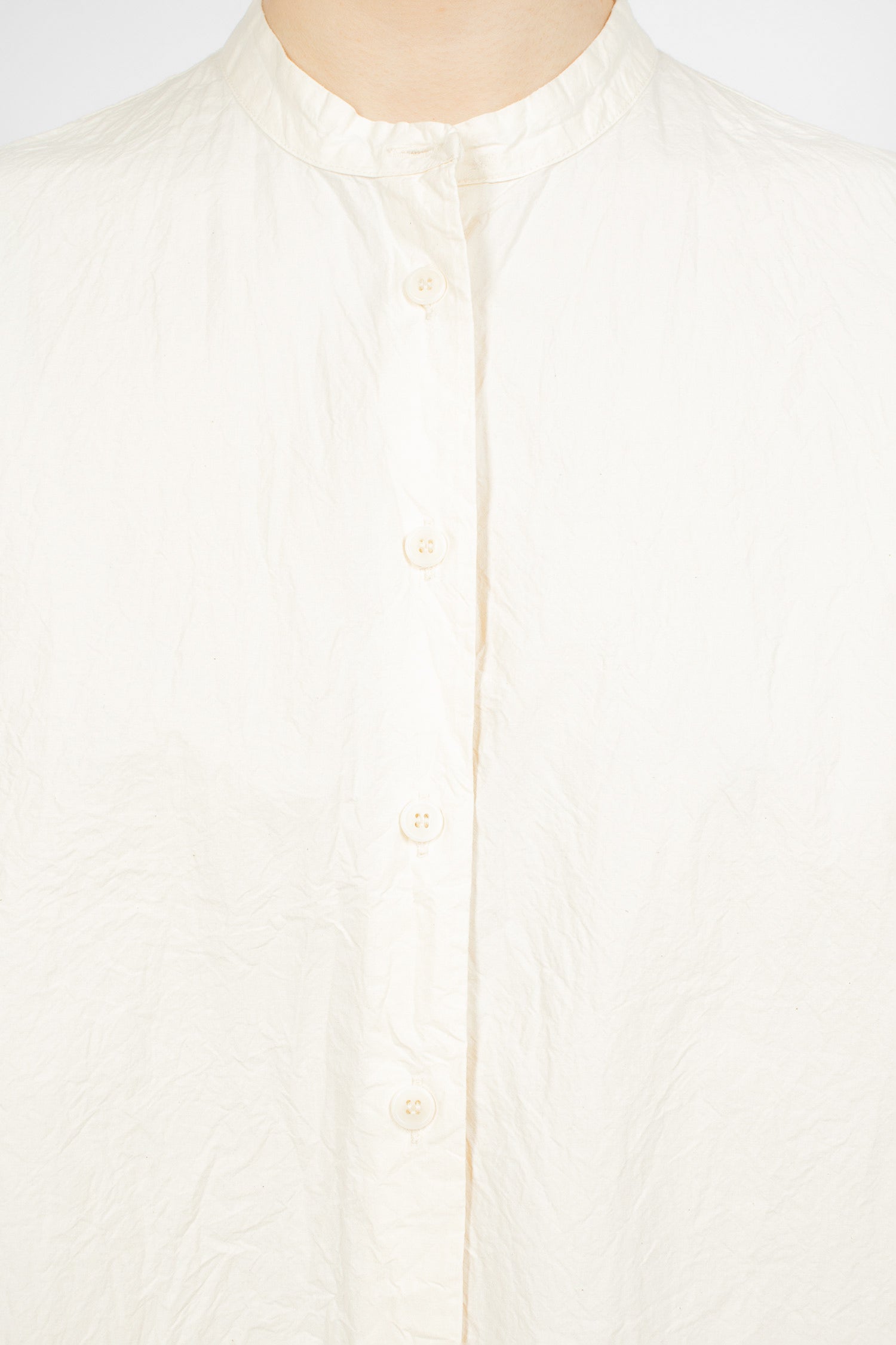 Biggy Grandad Shirt Natural