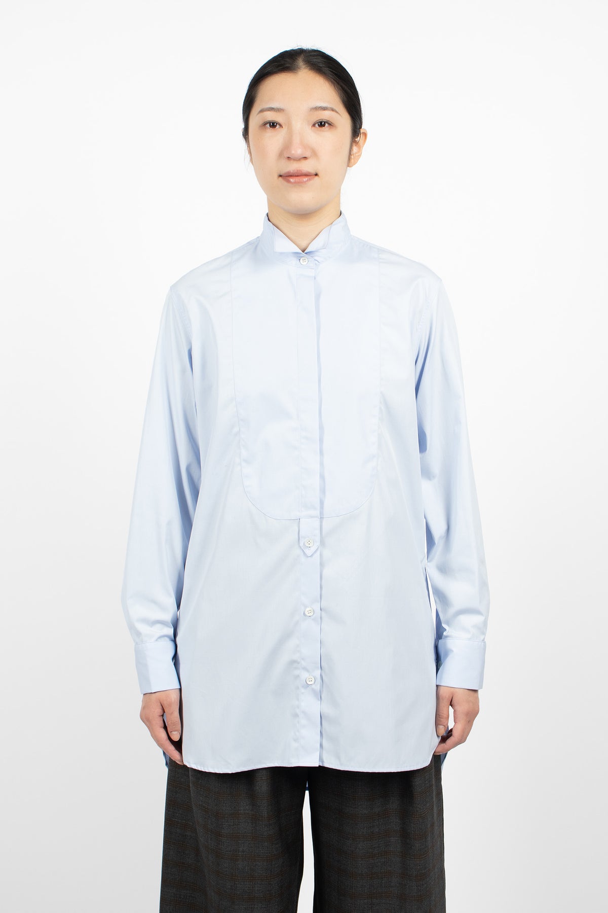 Cotton Poplin Shirt Light Blue
