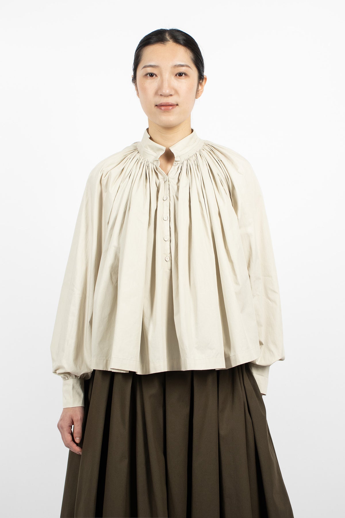 Anne Limited Shirt Greige
