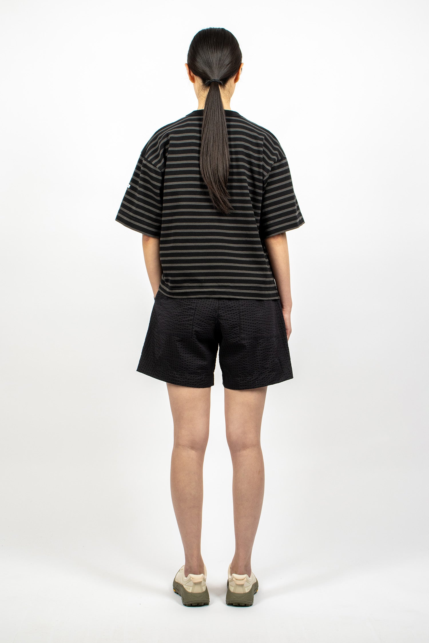 Dry Soft Seersucker Short Pants Navy