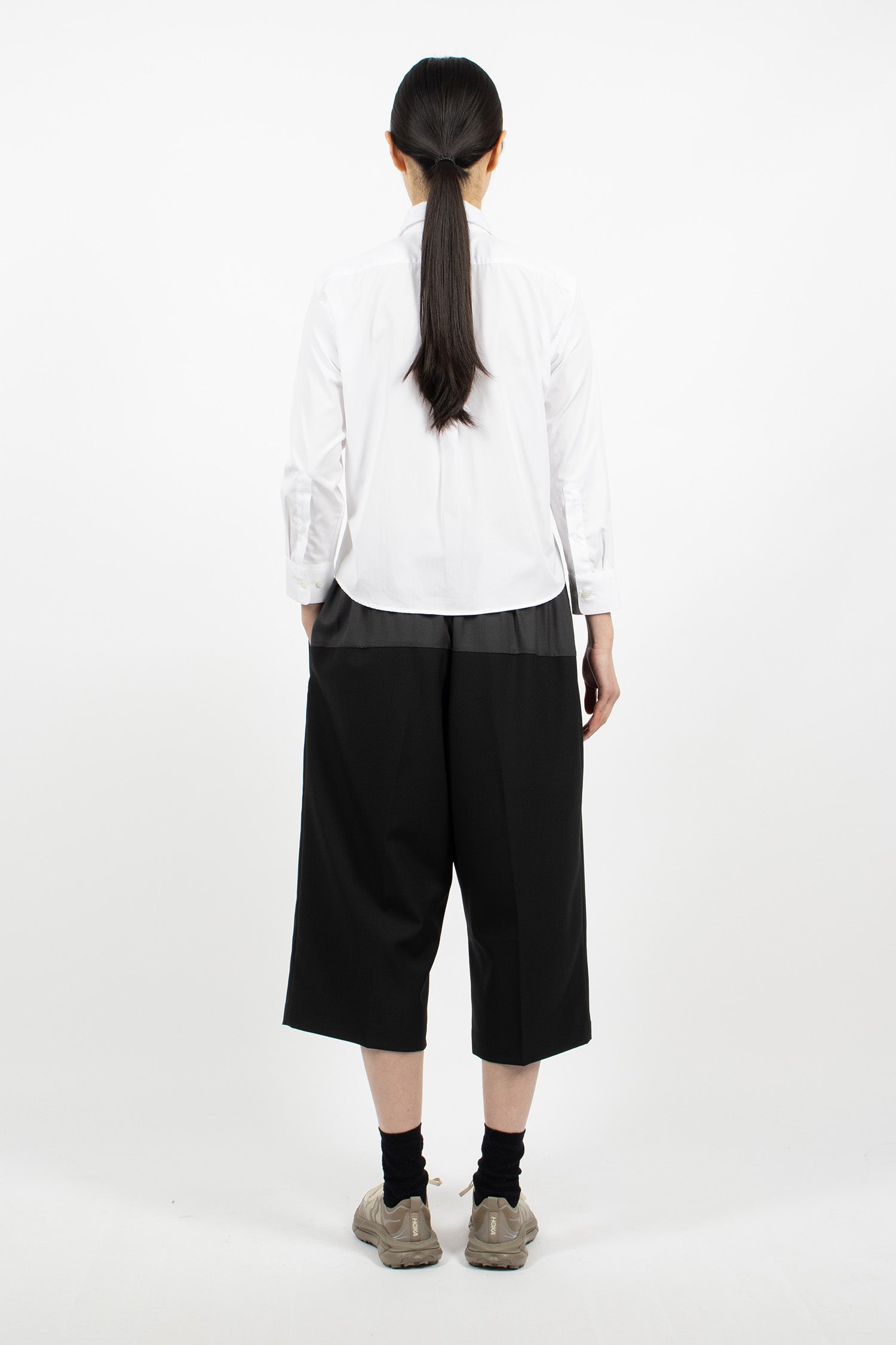 Cropped Drawstring Pants Jet