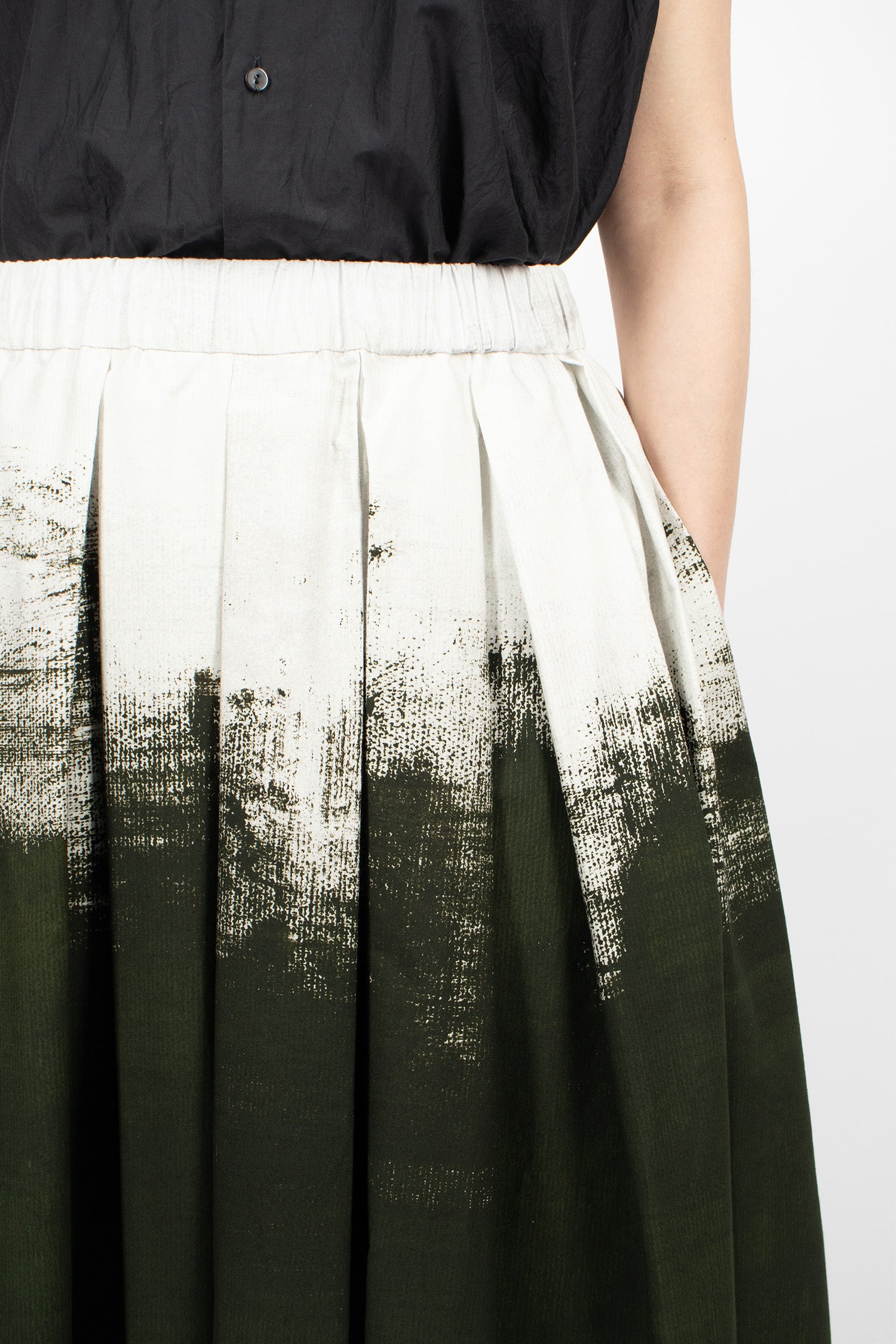 Solange Skirt White/Green