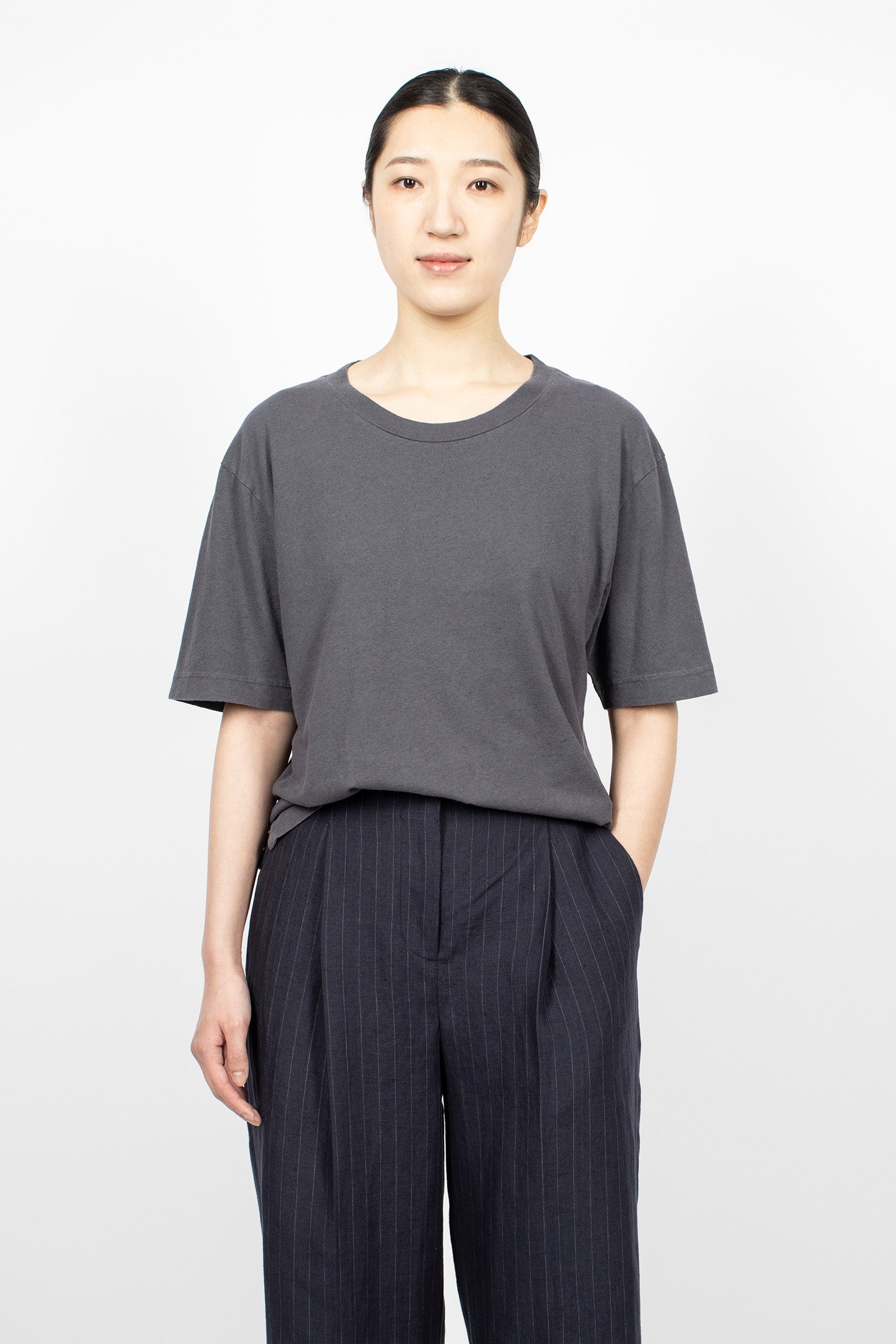 Simple T-Shirt Slate Blue