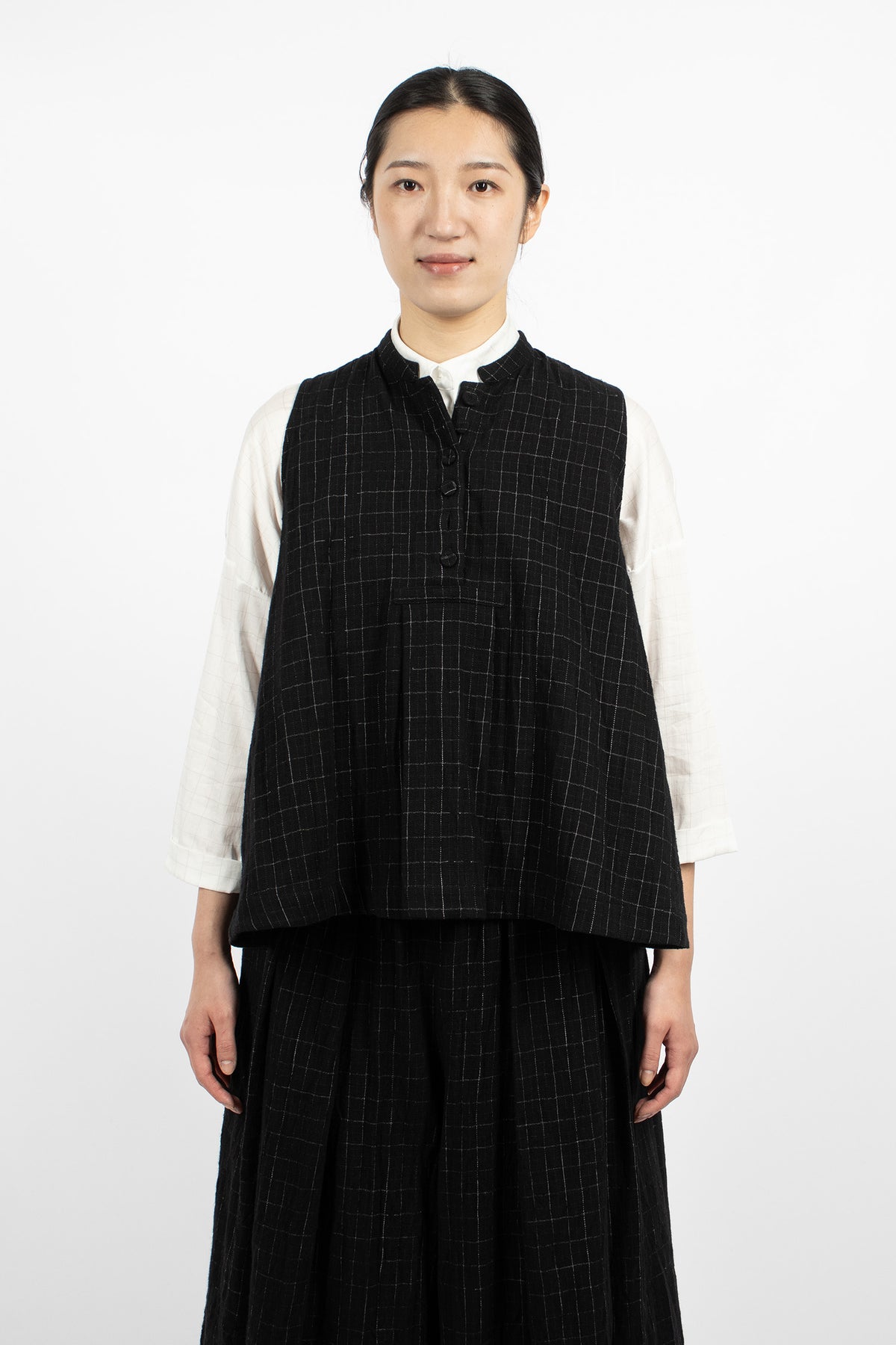 Isabelle Waistcoat Black/White
