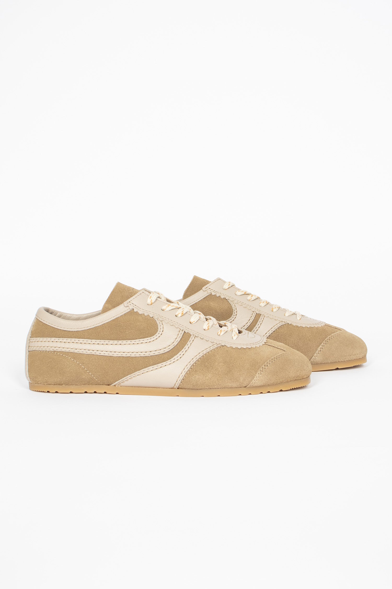 Marathon Suede Sneakers Beige