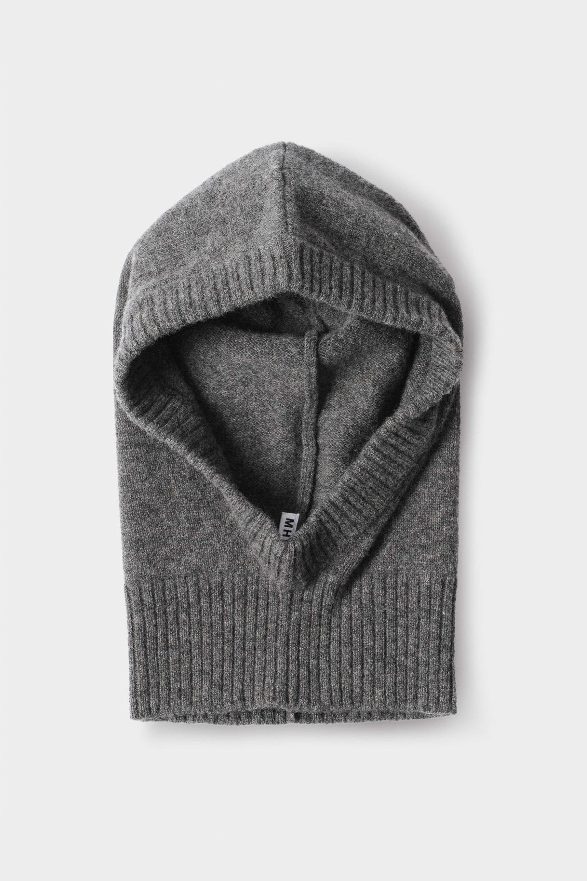 Felted Hood Grey Heather