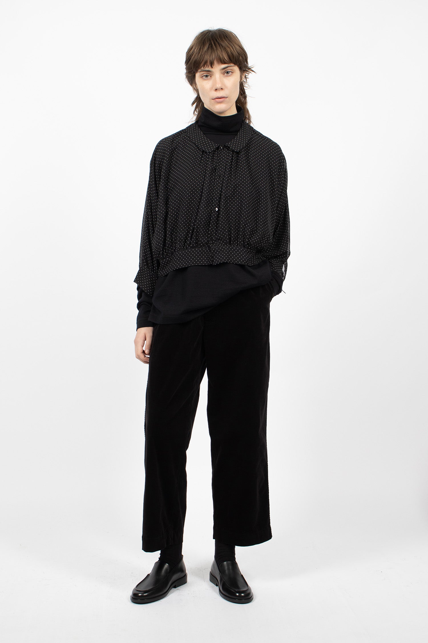Silk Bolero Blouse Midnight