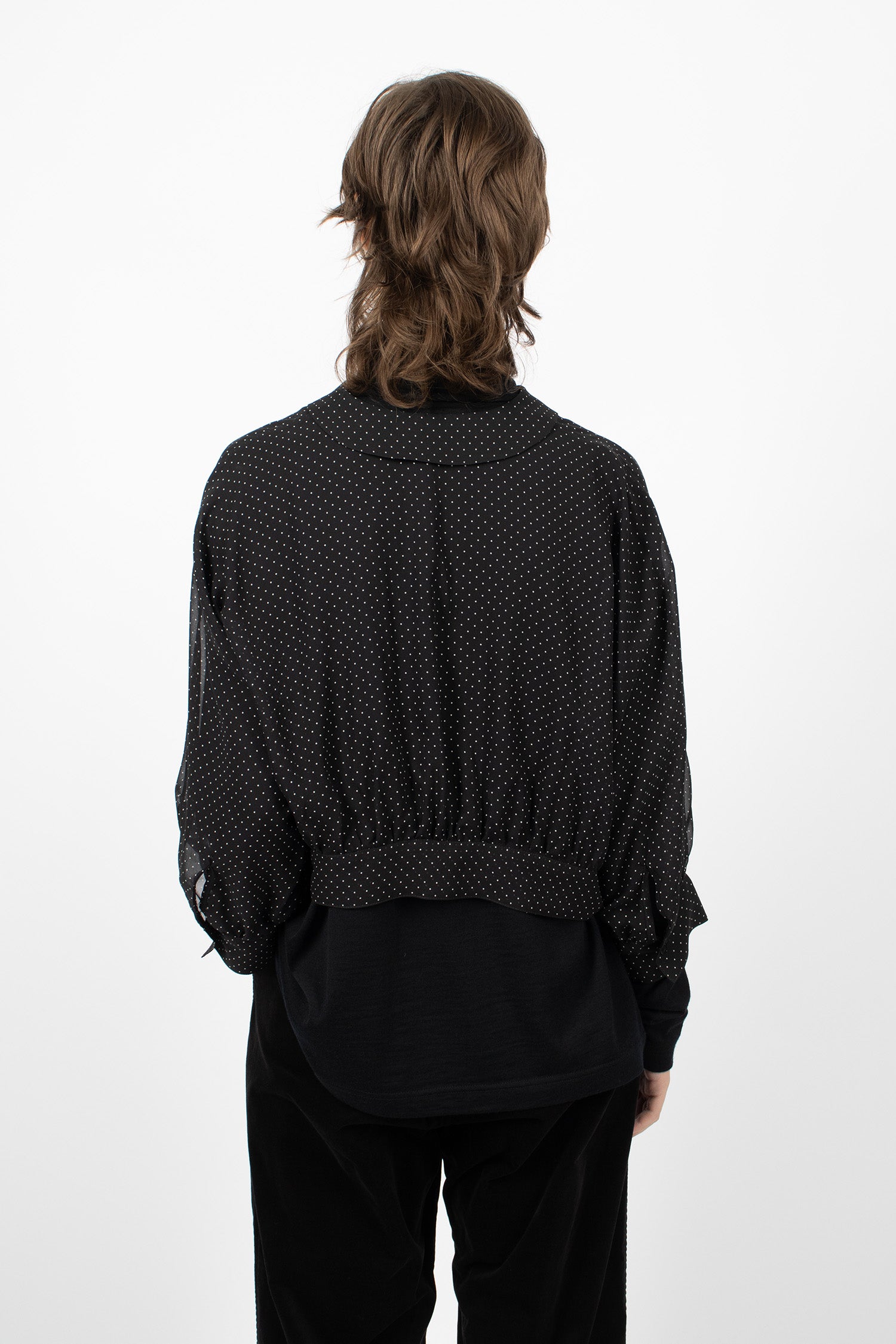 Silk Bolero Blouse Midnight