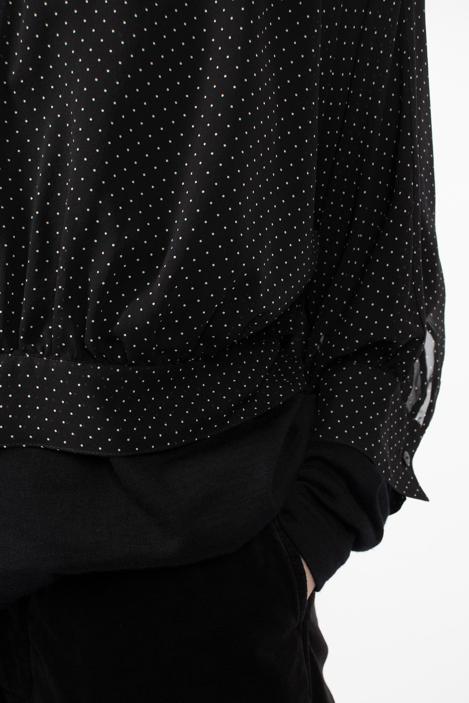 Silk Bolero Blouse Midnight
