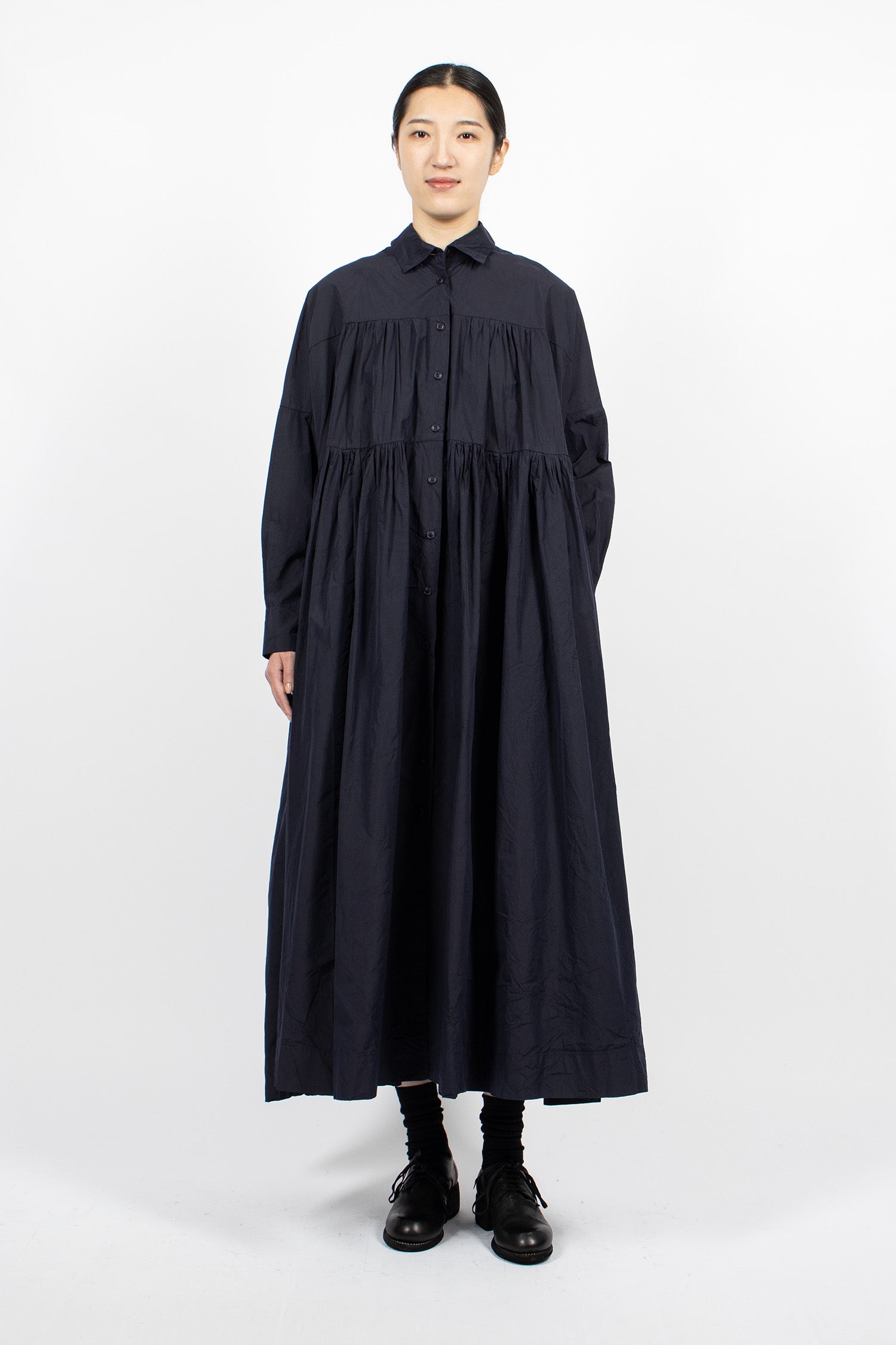 Square Dress Navy