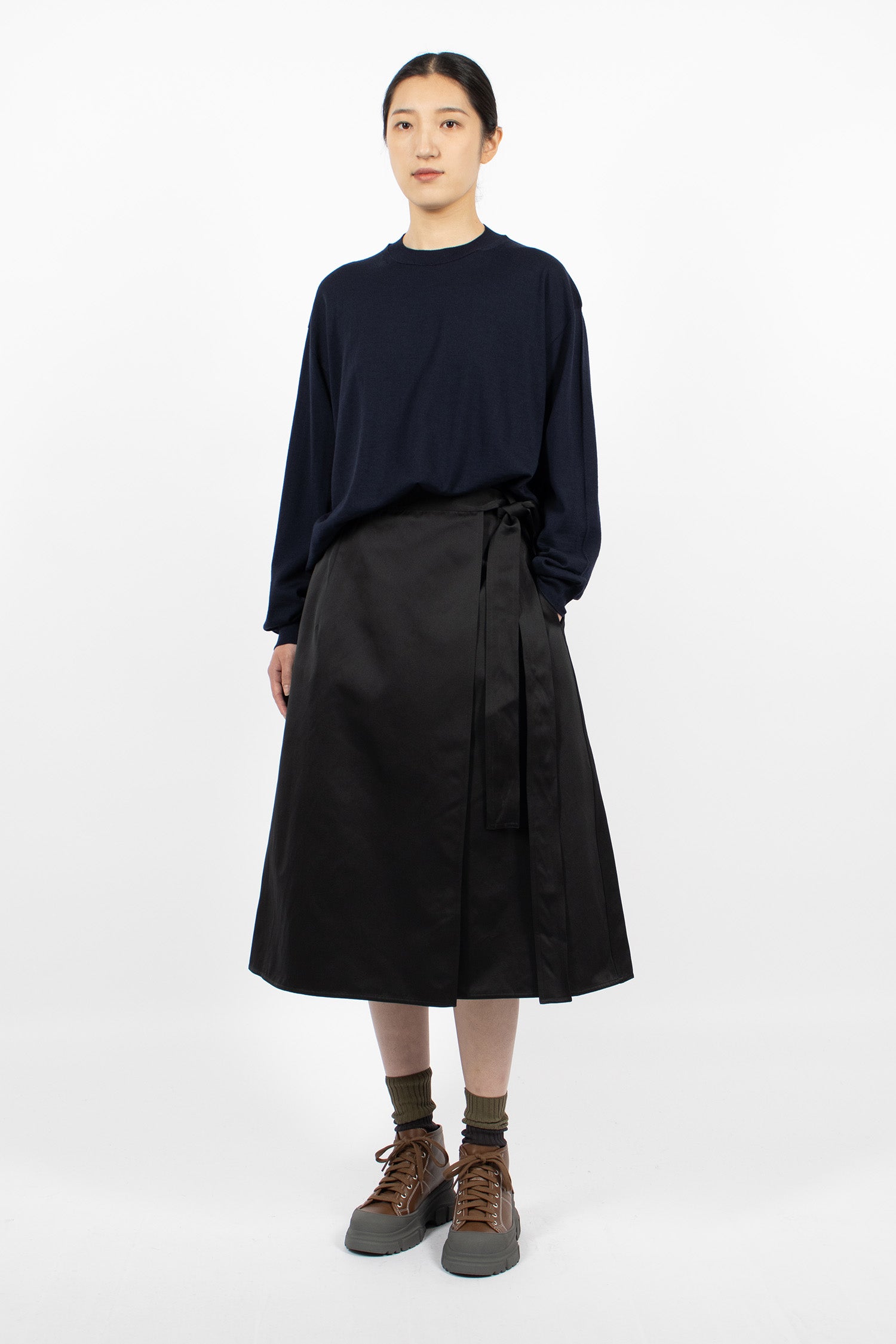Stieglitz Wrap Skirt Black