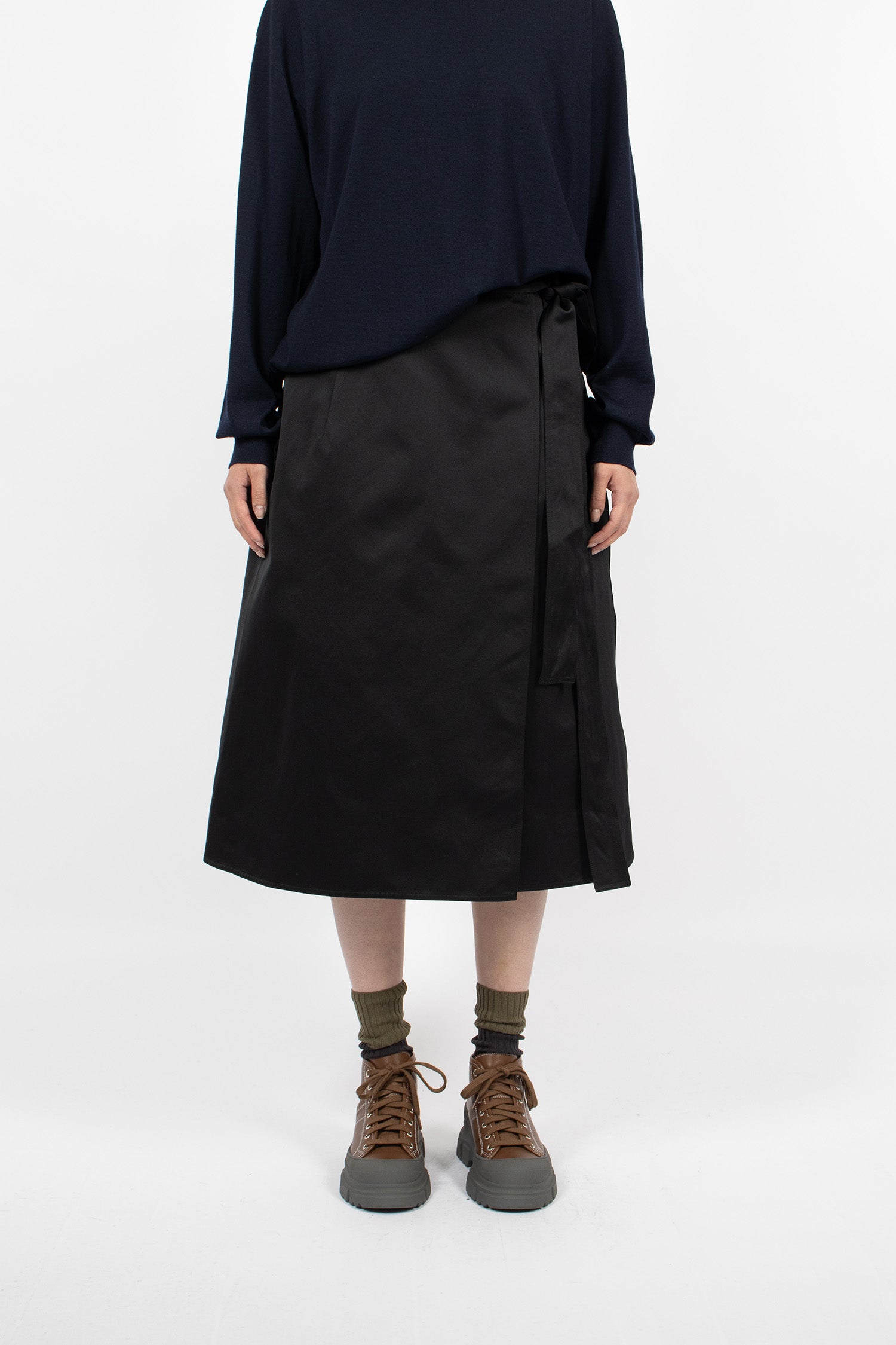 Stieglitz Wrap Skirt Black