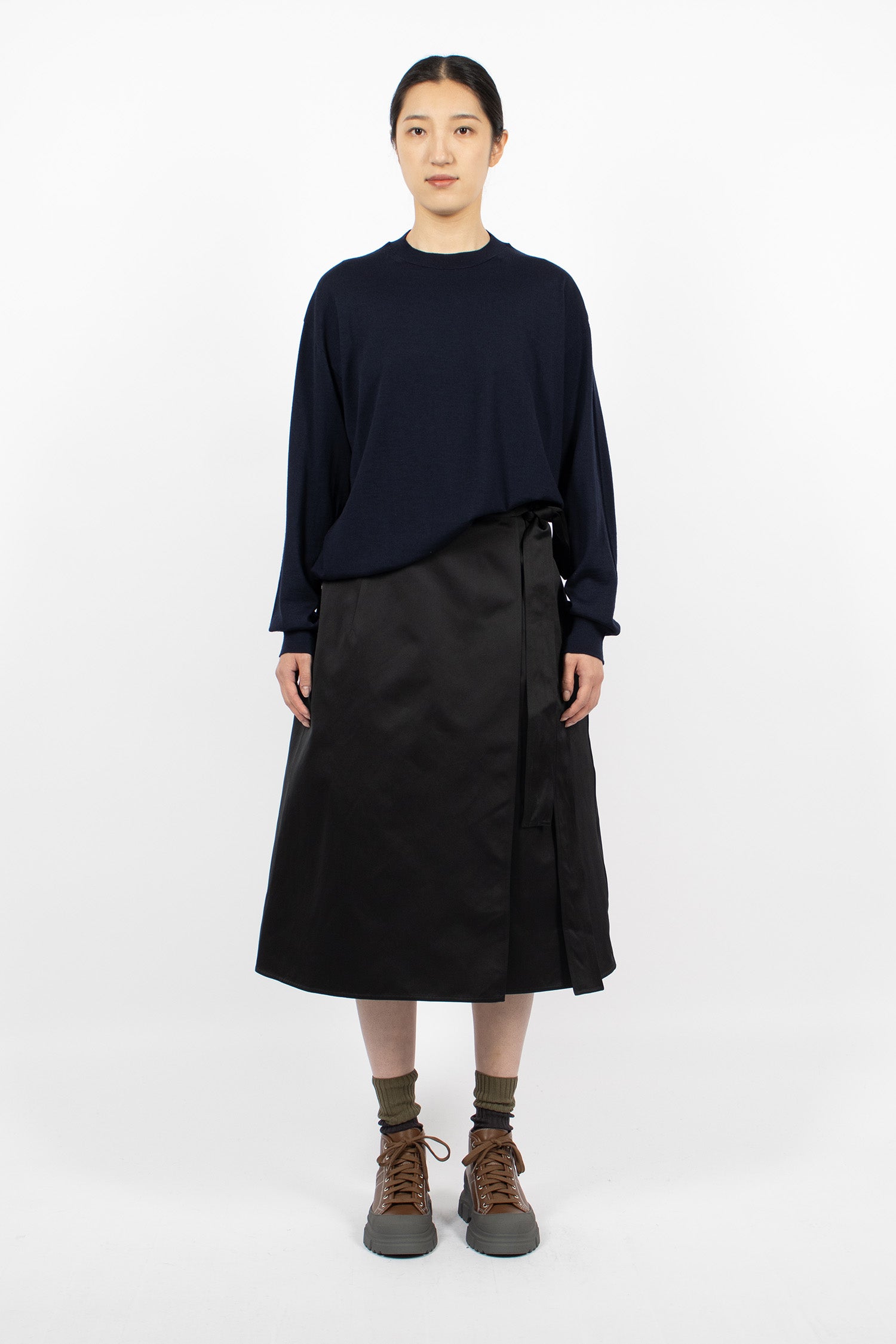 Stieglitz Wrap Skirt Black