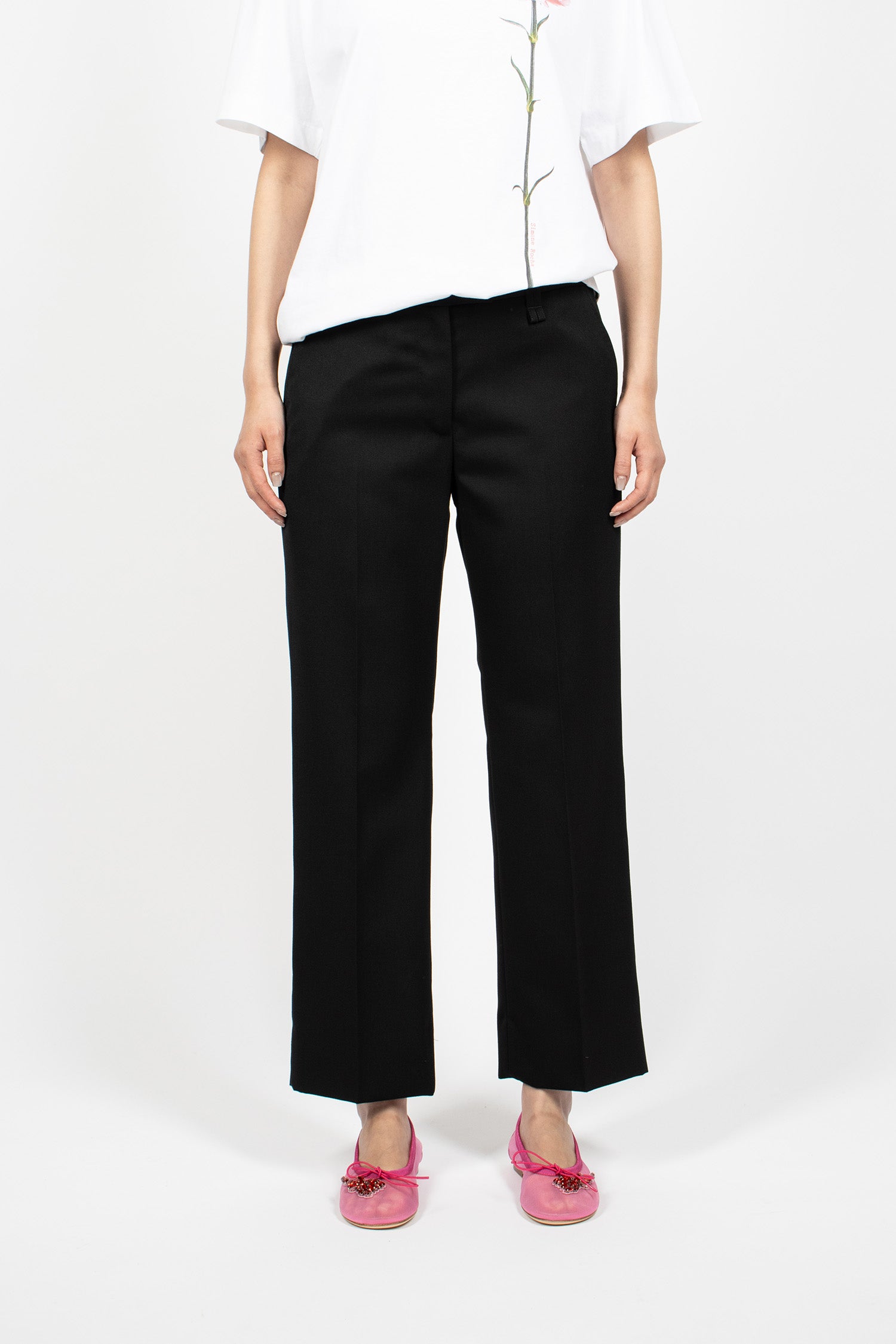 Straight Leg Trouser Black