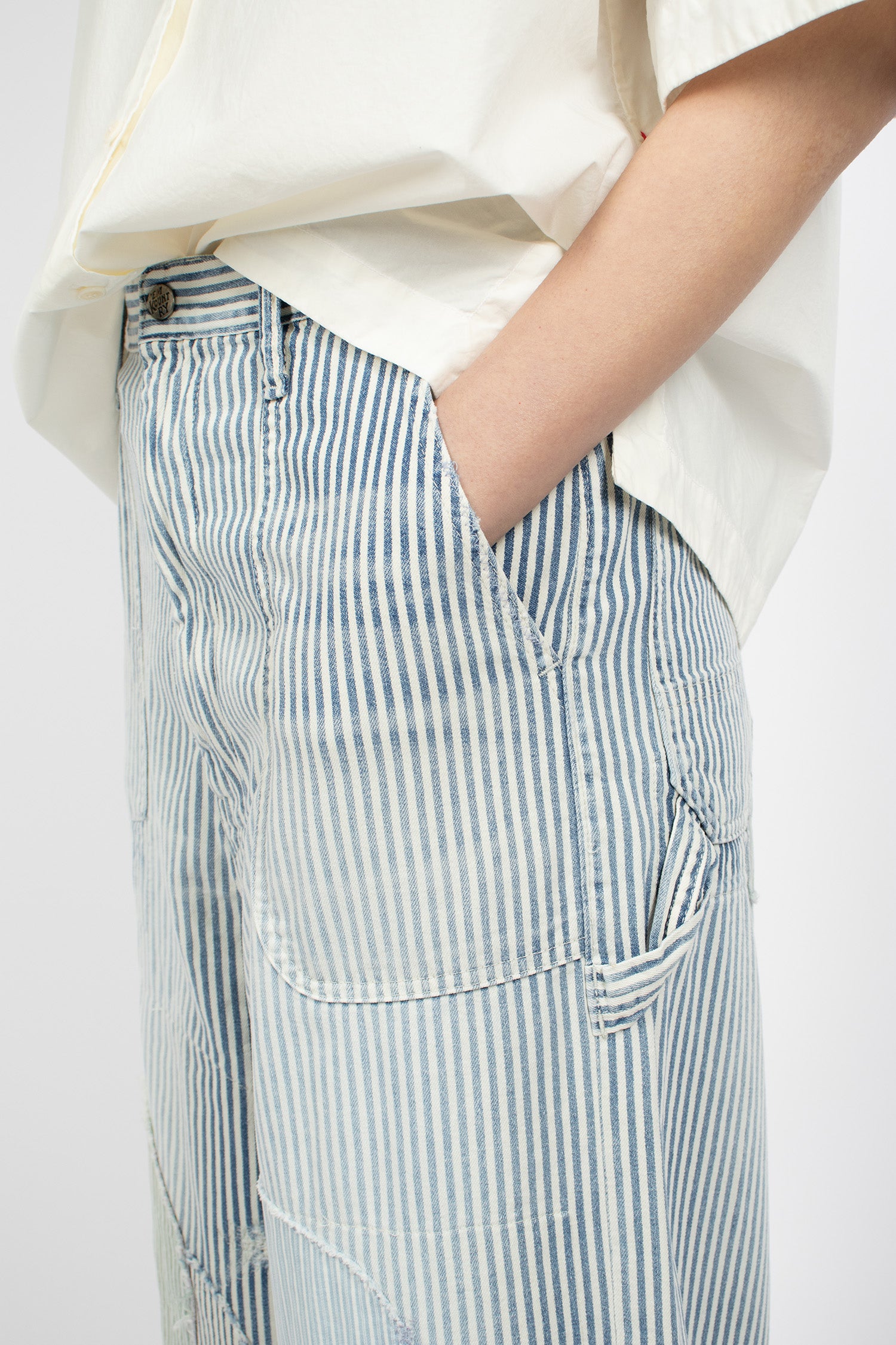 Port Baggy Pants Hickoree Stripe