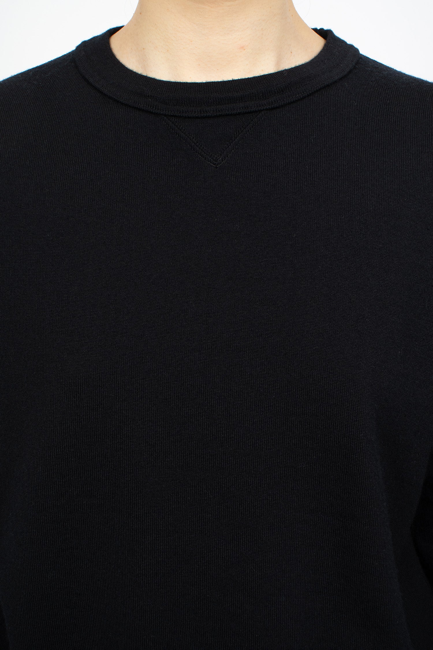 Carree L/S Knit Sweatshirt Black