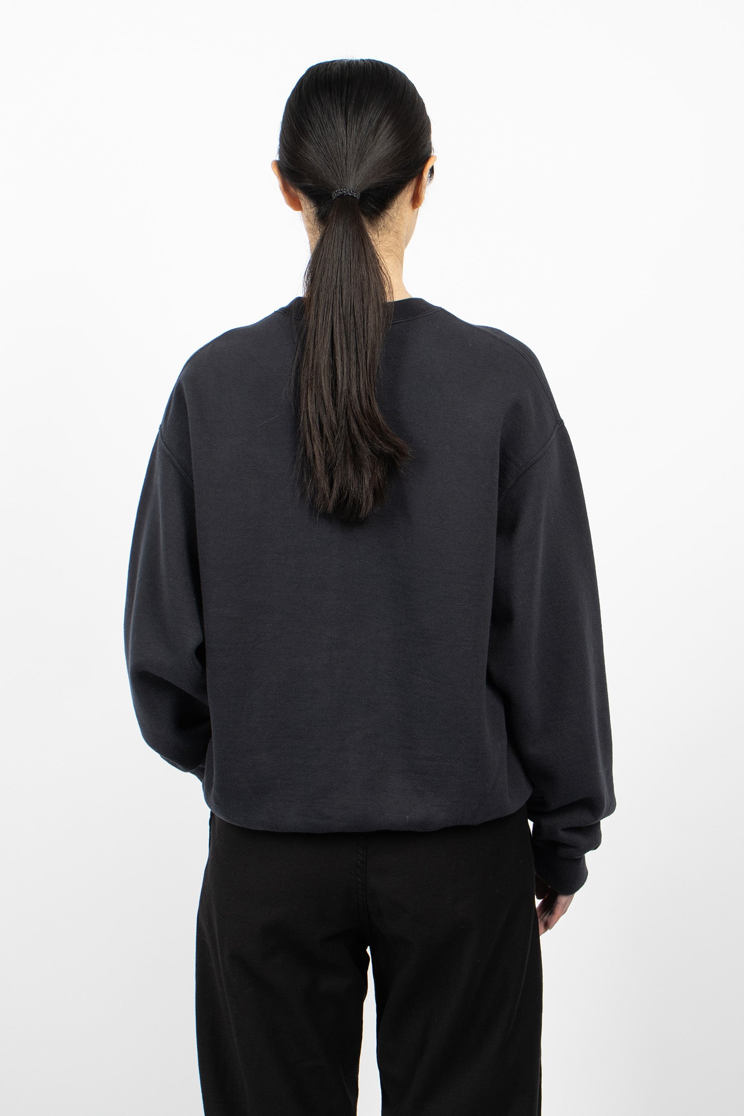 Cotton Jersey Sweatshirt Dark Navy