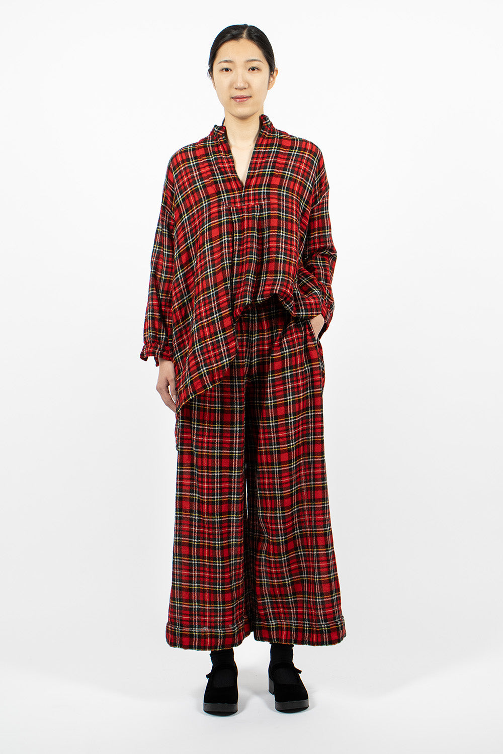 Wide Pyjama Trouser Tartan