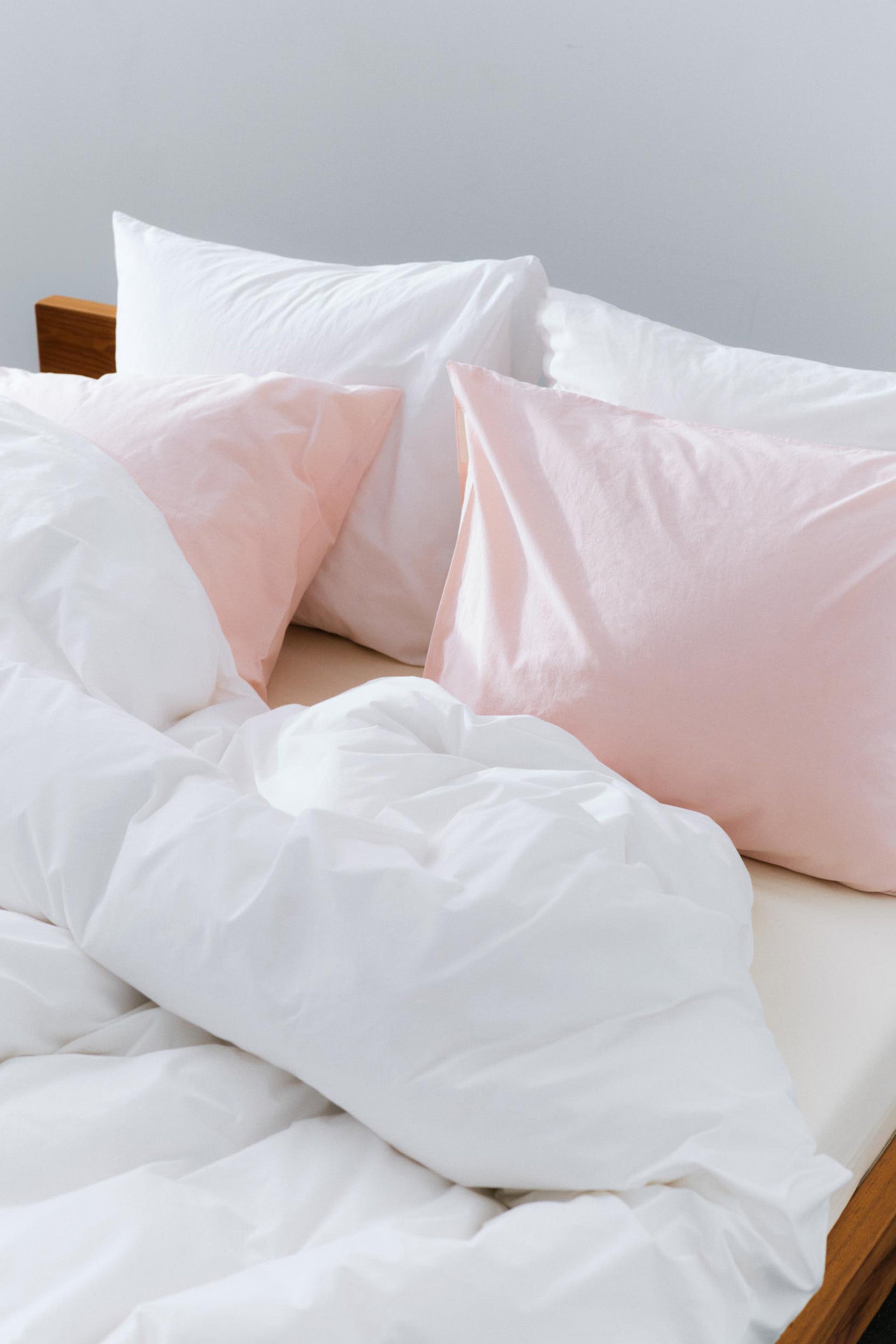 Percale Pillowcase Petal Pink