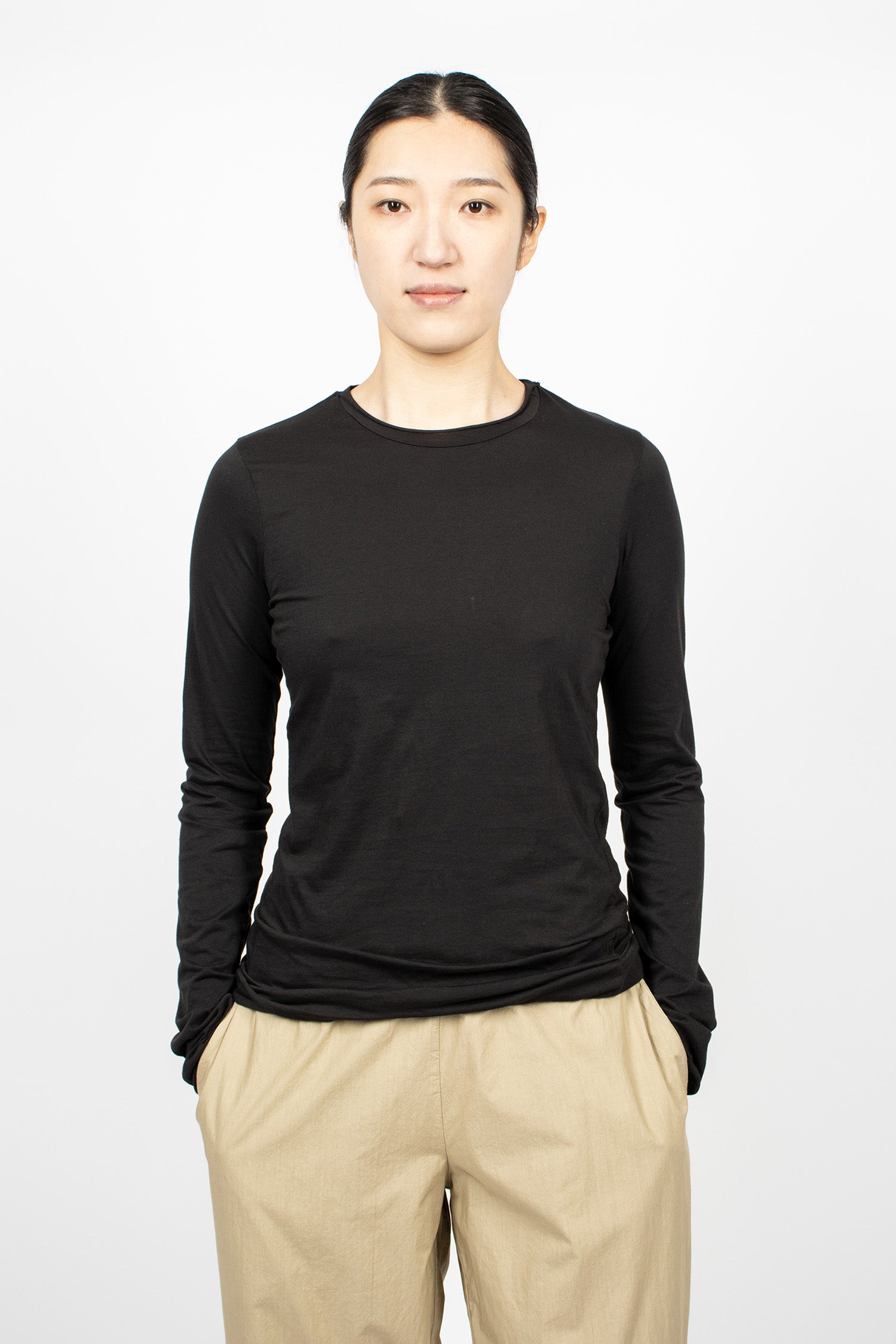 Basica M/L Jersey Black