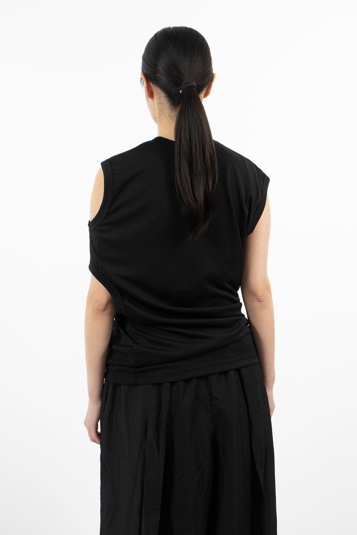 Asymmetric T-Shirt Black