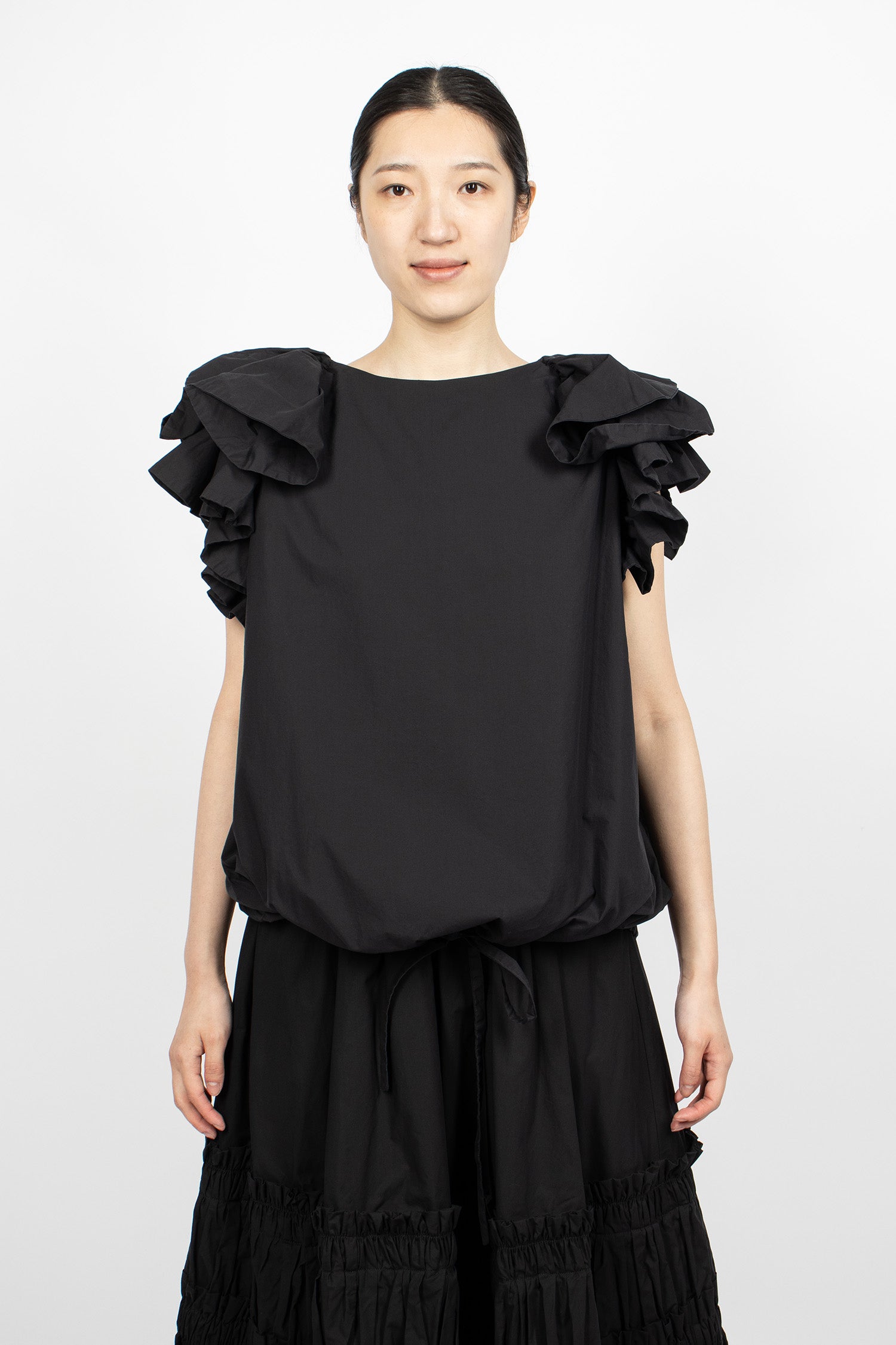 Froufrou Top Black