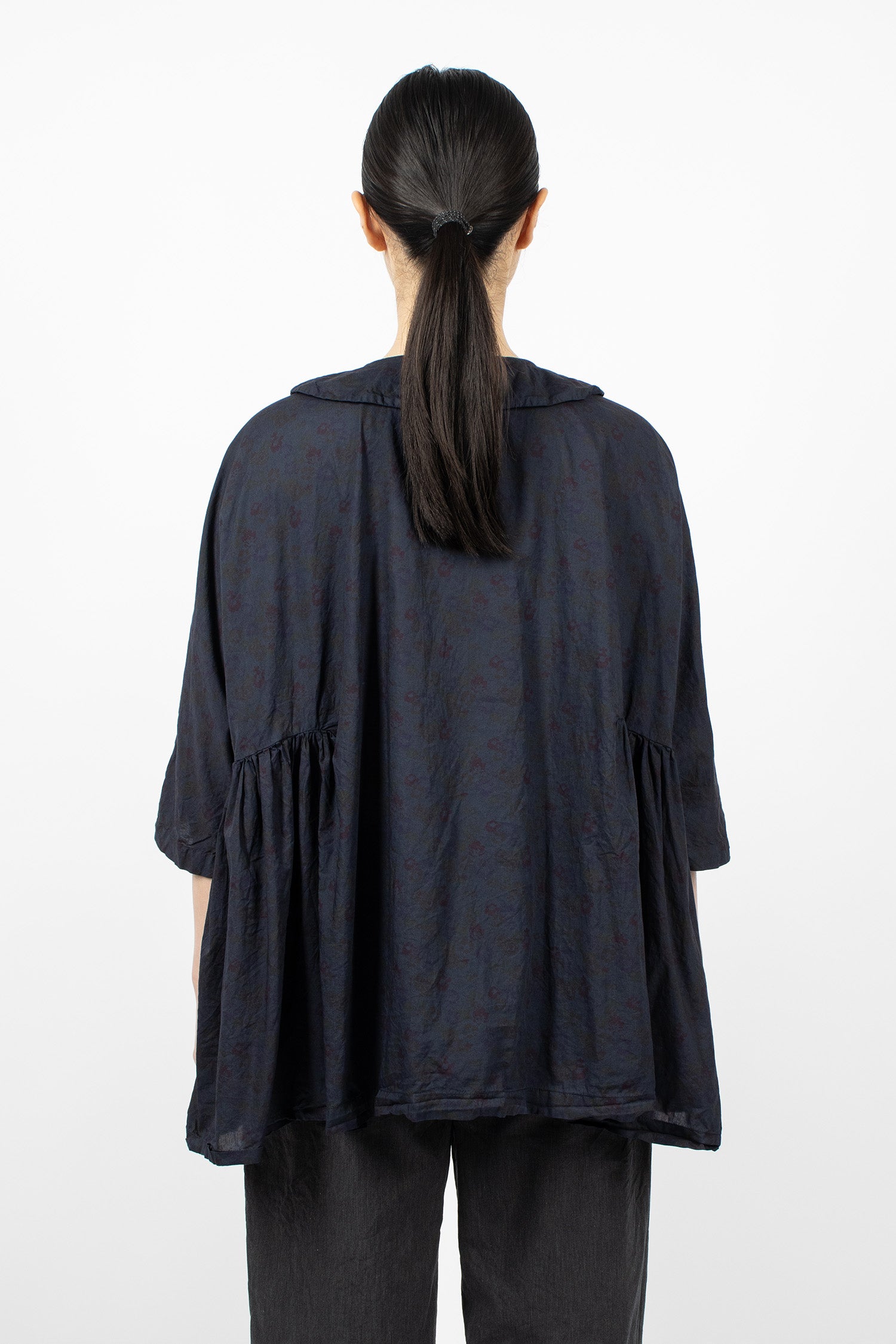 Curcuma Shirt Overdyed Small Flower 2