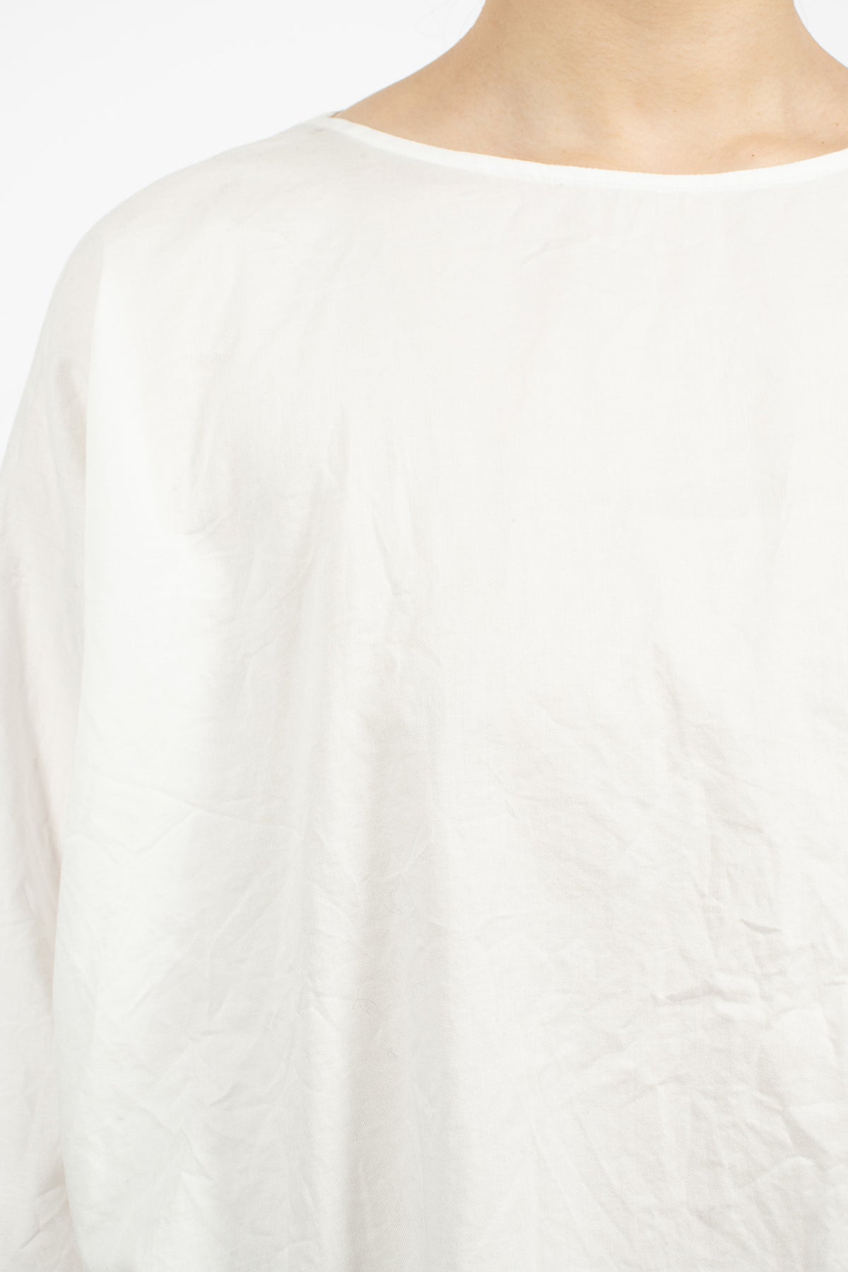 Round Neck Shirt White