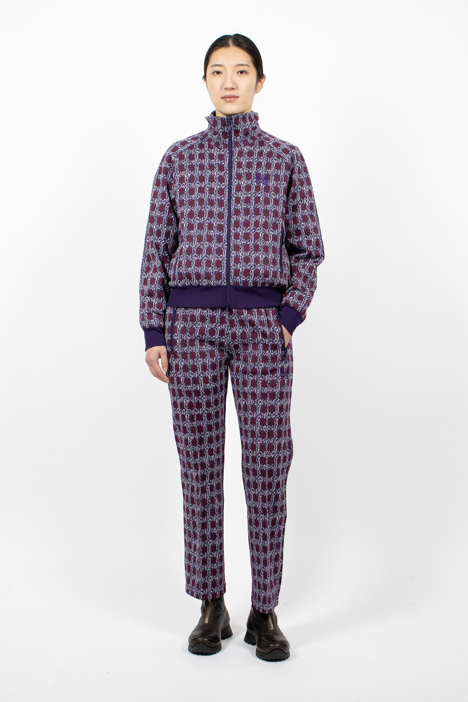 Track Jacket Flower Jacquard