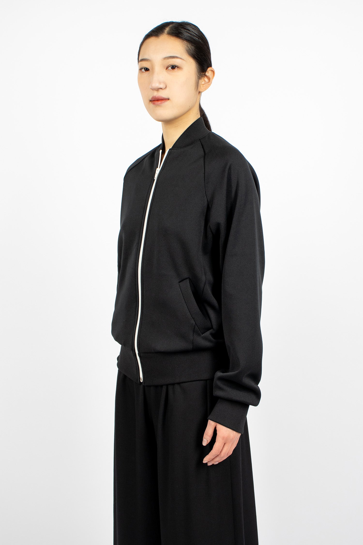 Zip-Up Jacket Black