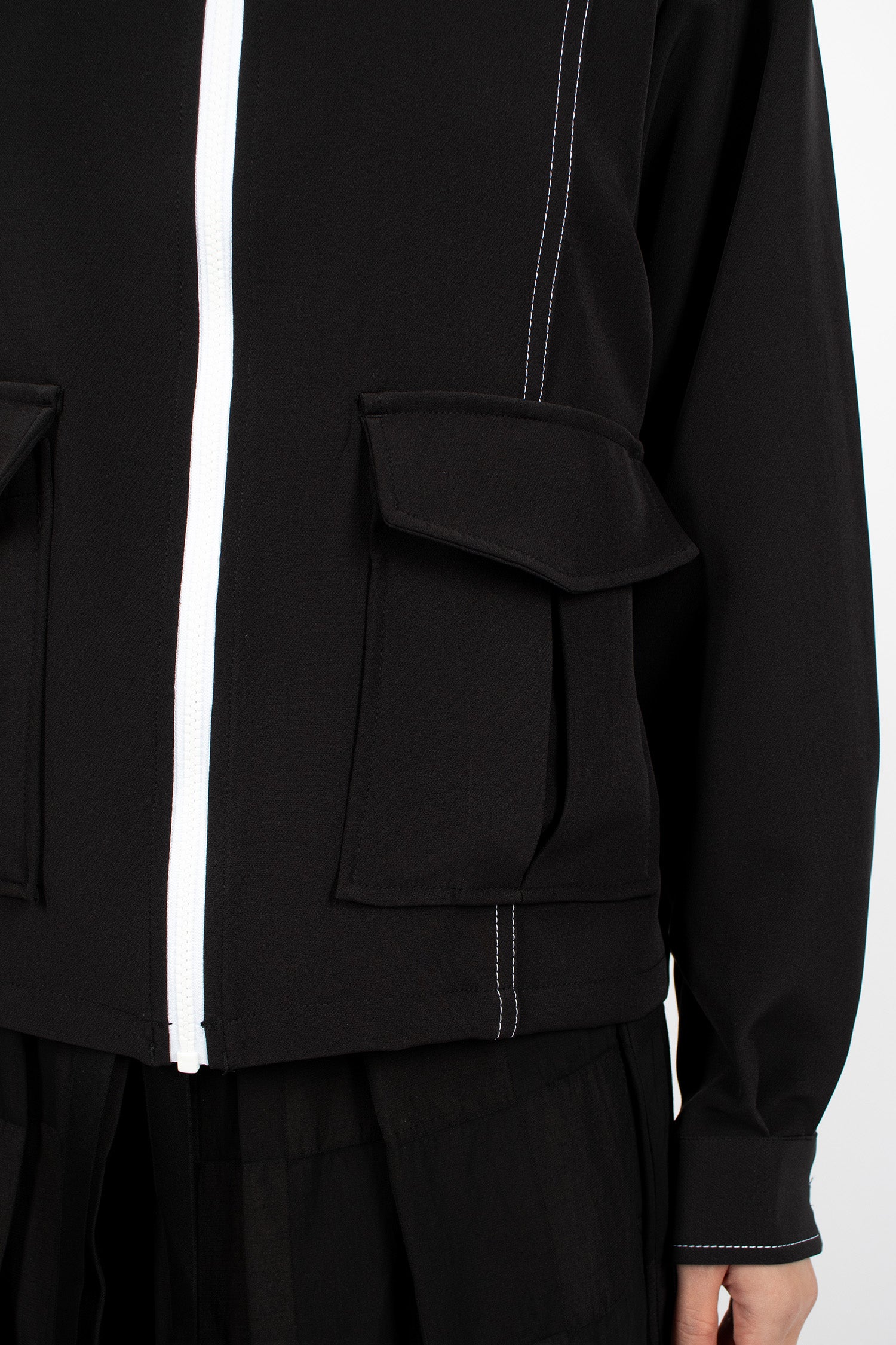 Stitched Sport Jacket Black