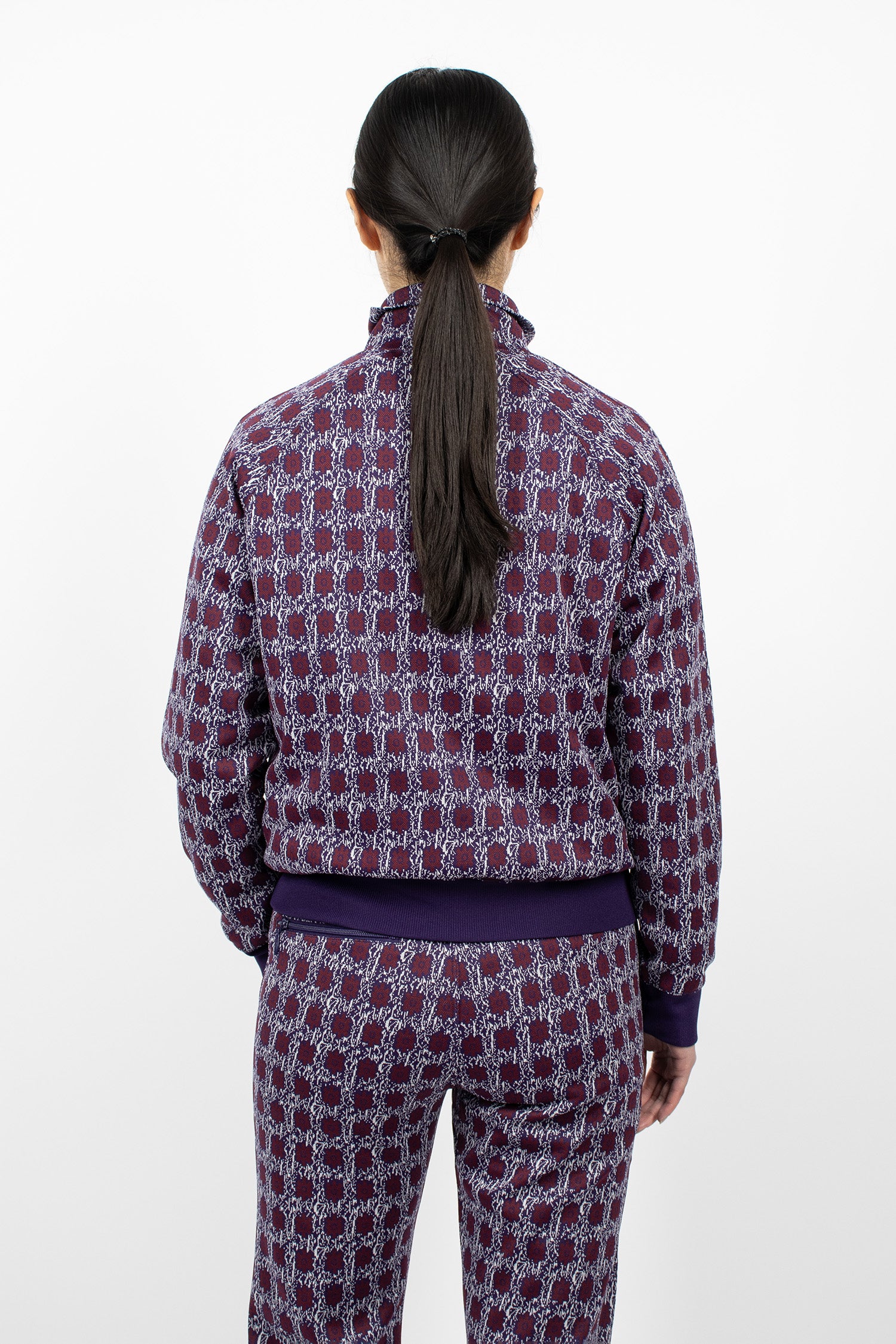 Track Jacket Flower Jacquard