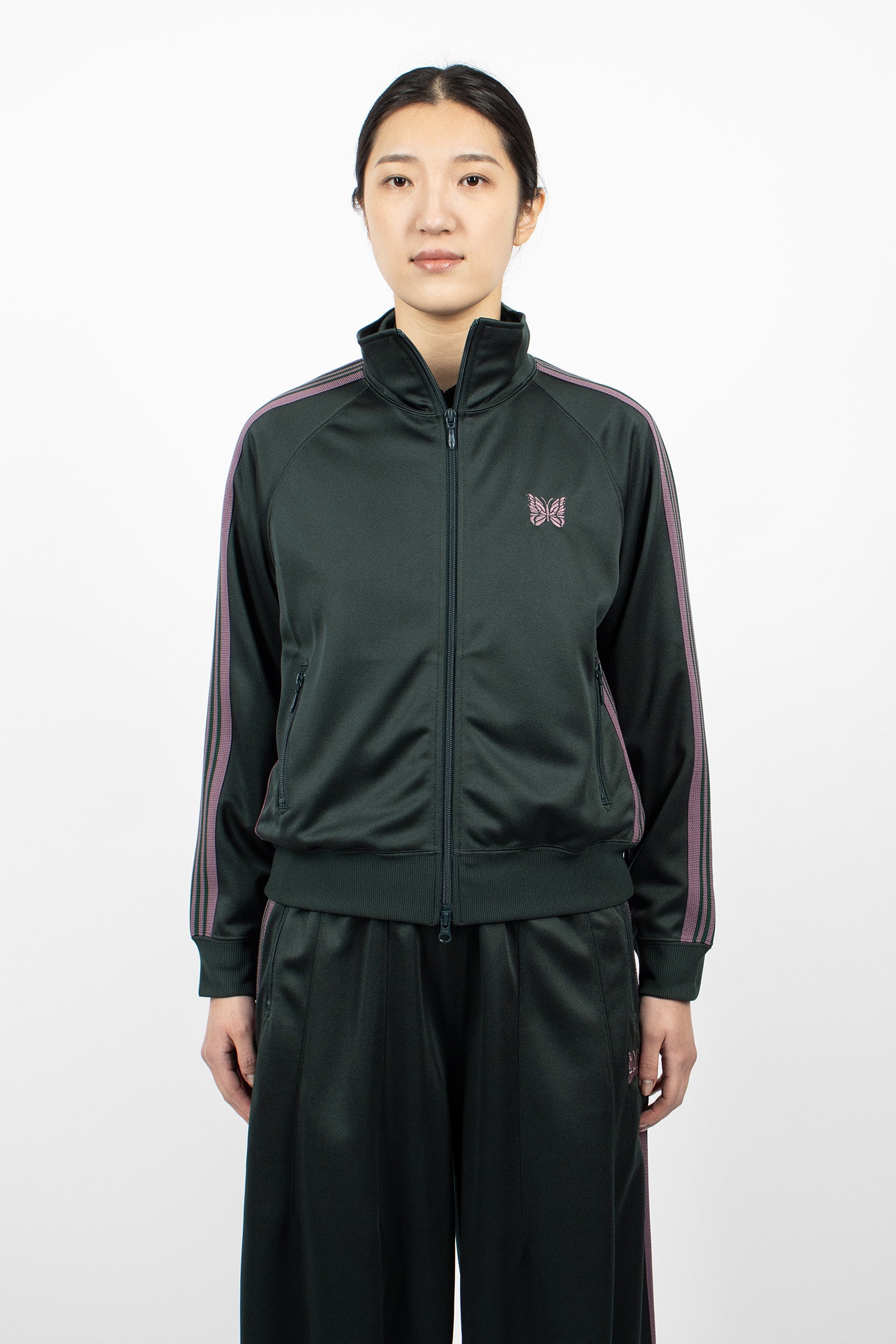 Track Jacket Green/Pink