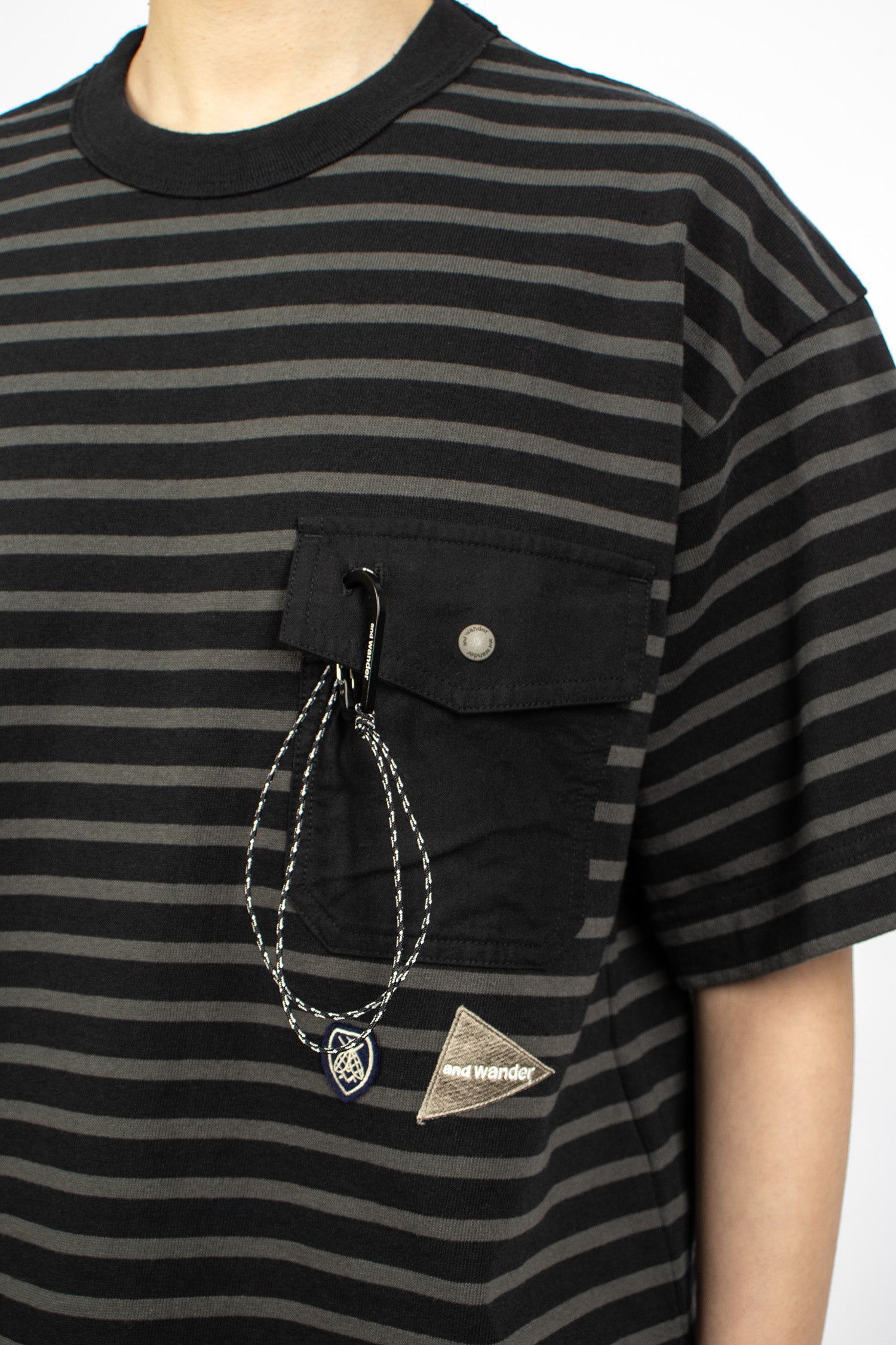 And Wander x ORCIVAL SS T-Shirt Black