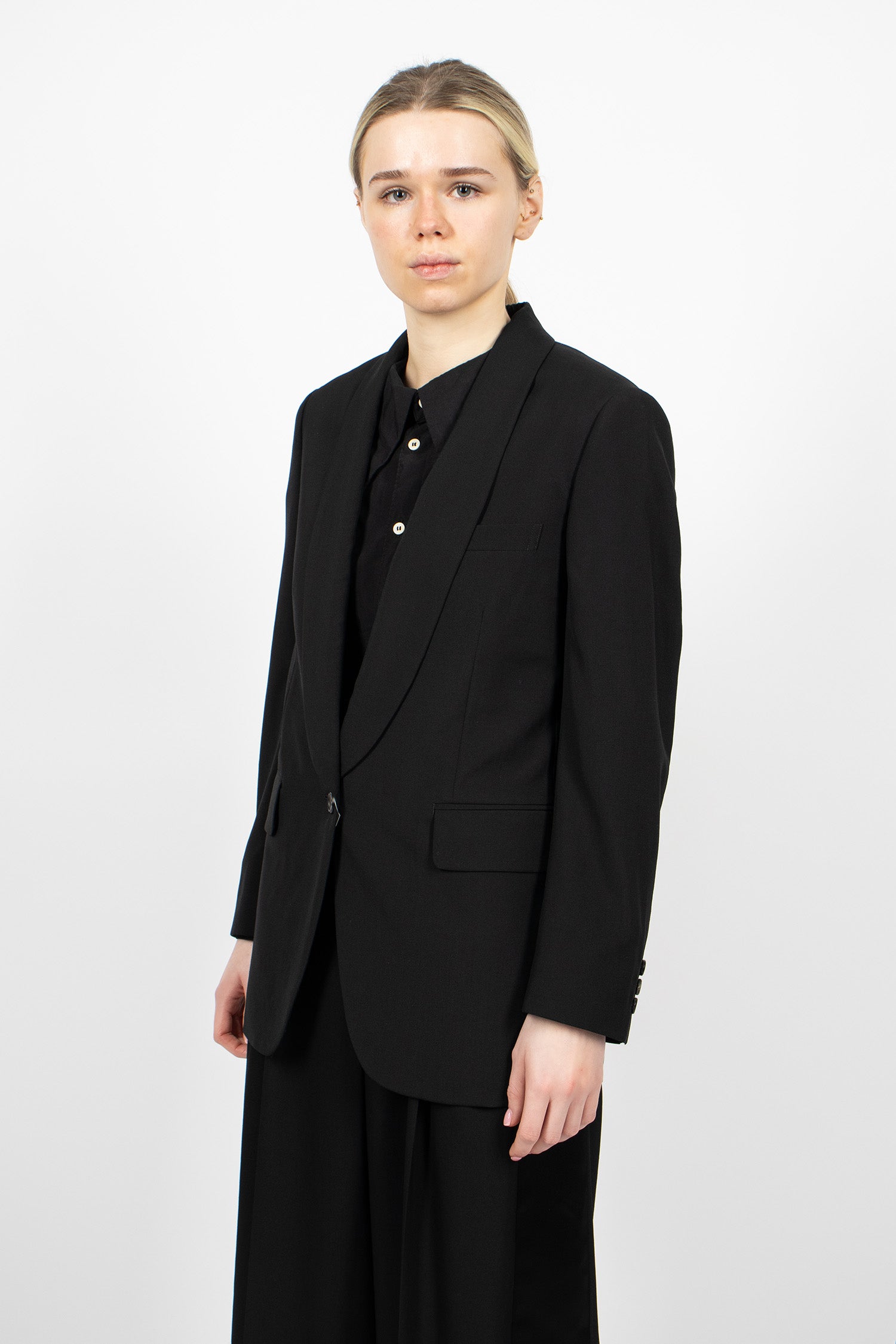 Tux Blazer Jacket Black